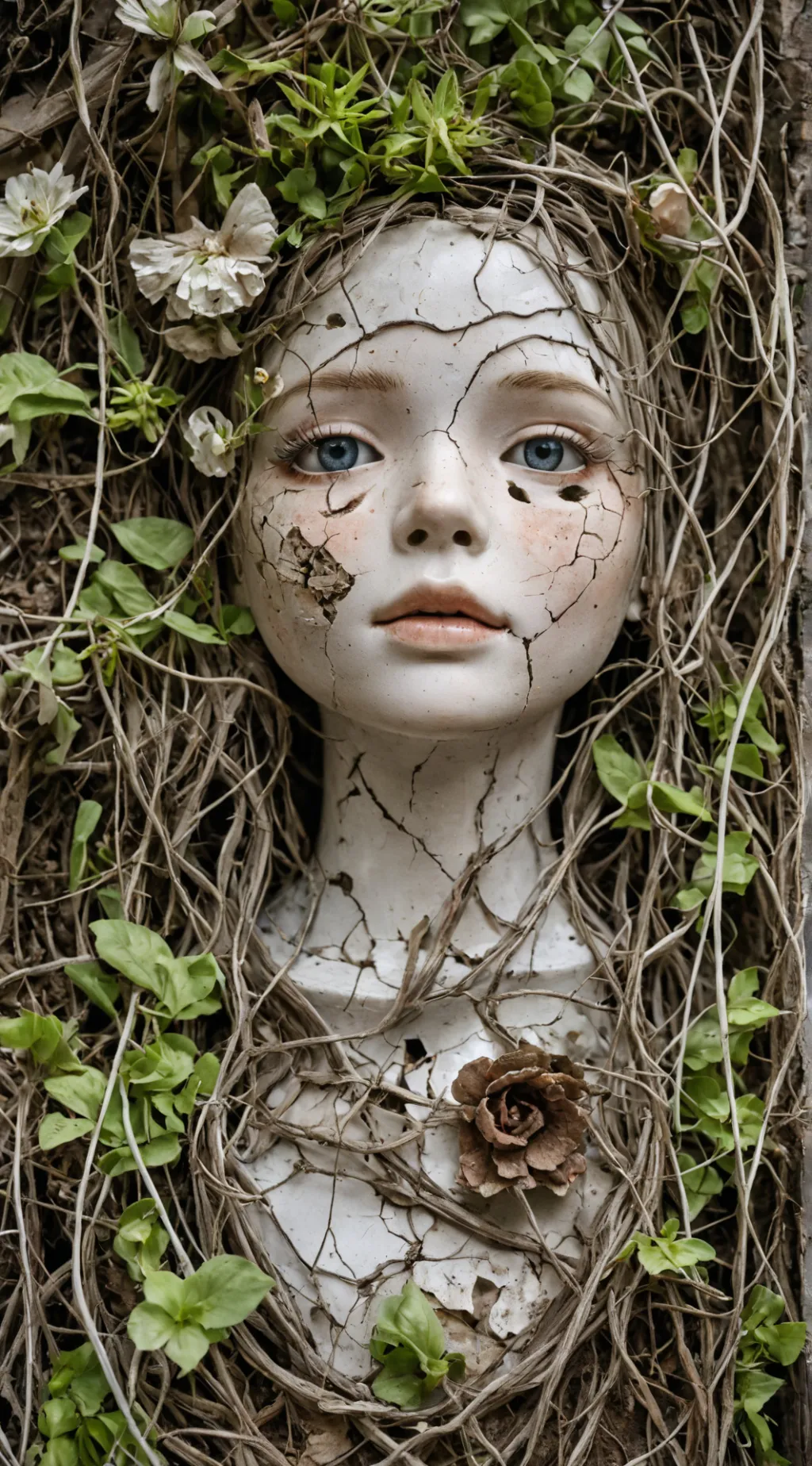 ai character: “Glass Heart” background