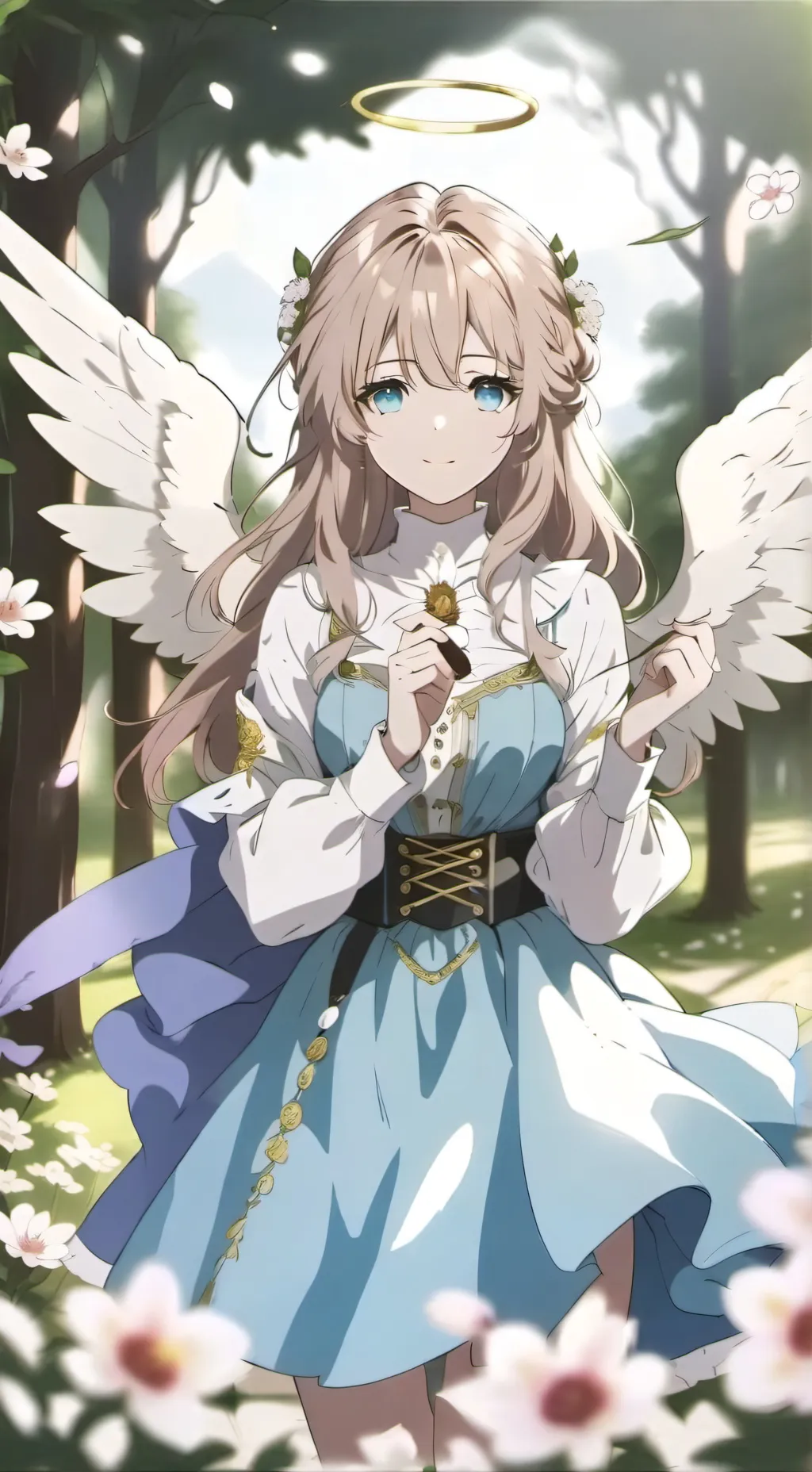 ai character: Always an angel  background