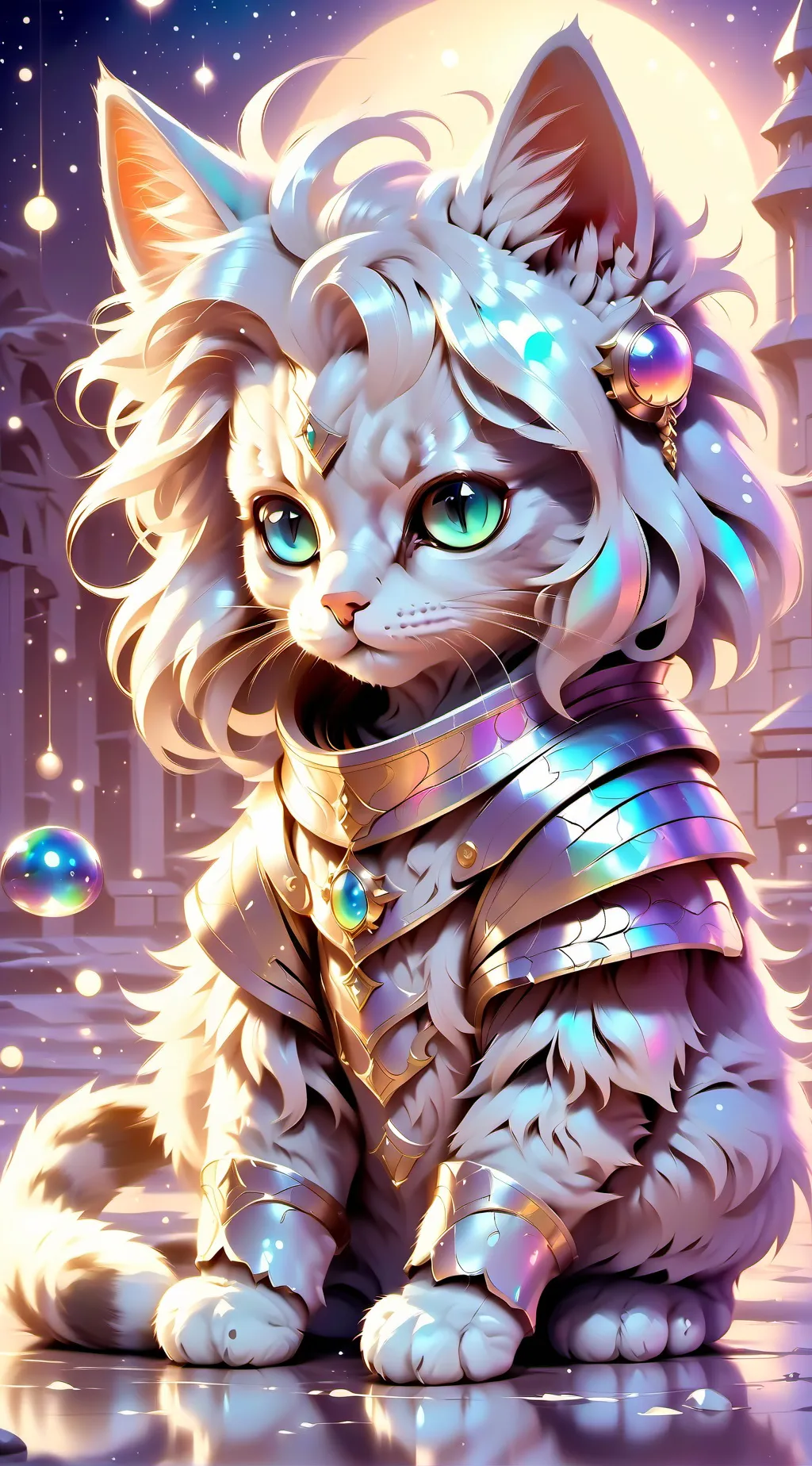 ai character: night  background