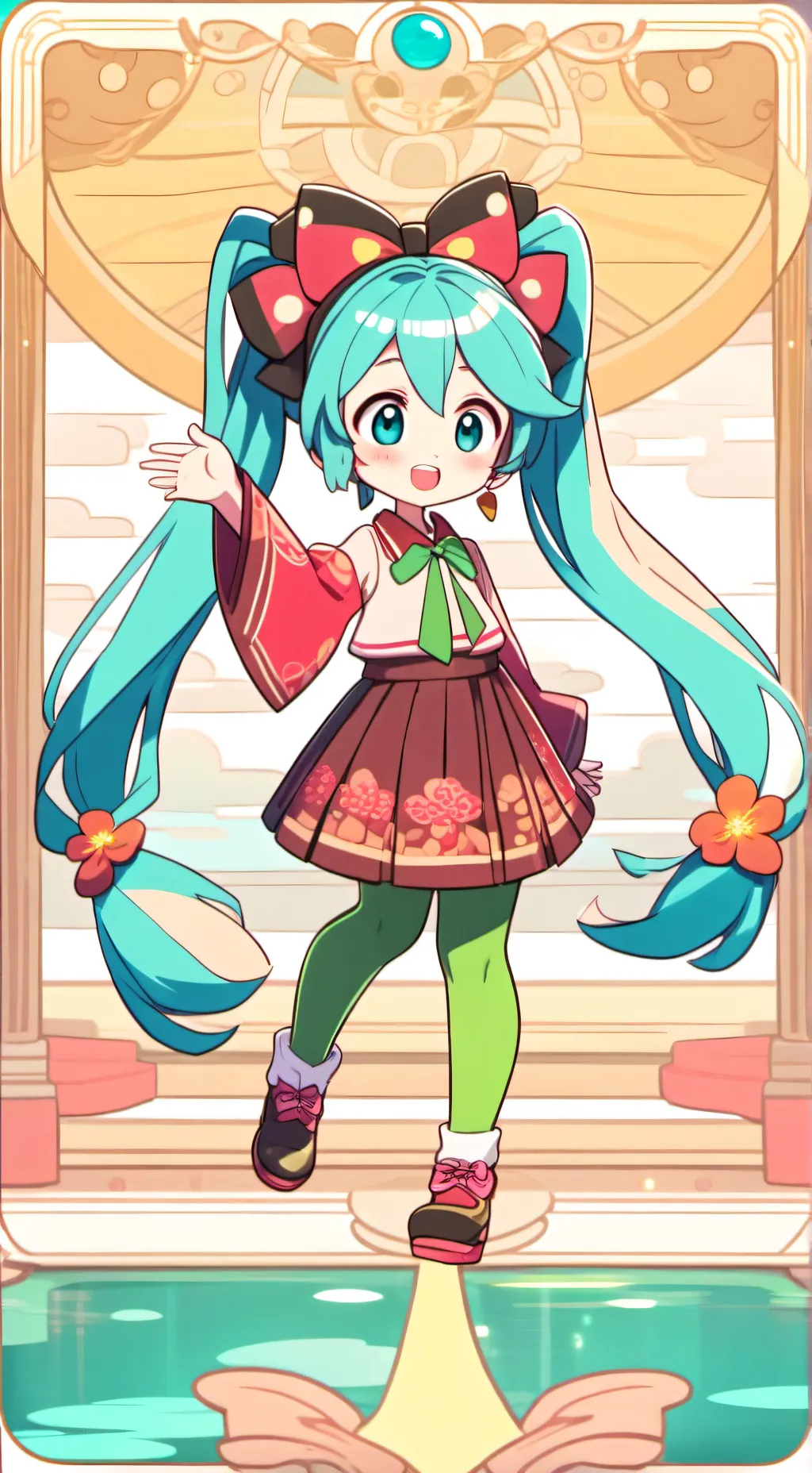 ai character: miku background