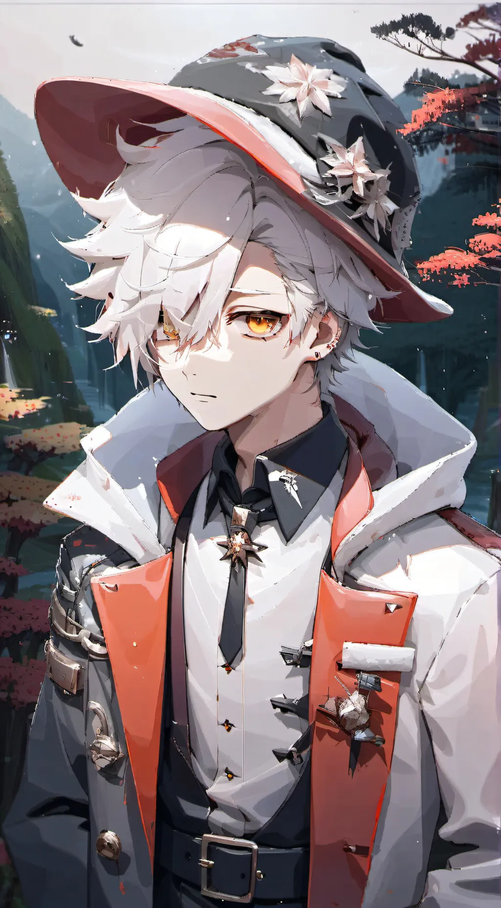 ai character: bakugo  background