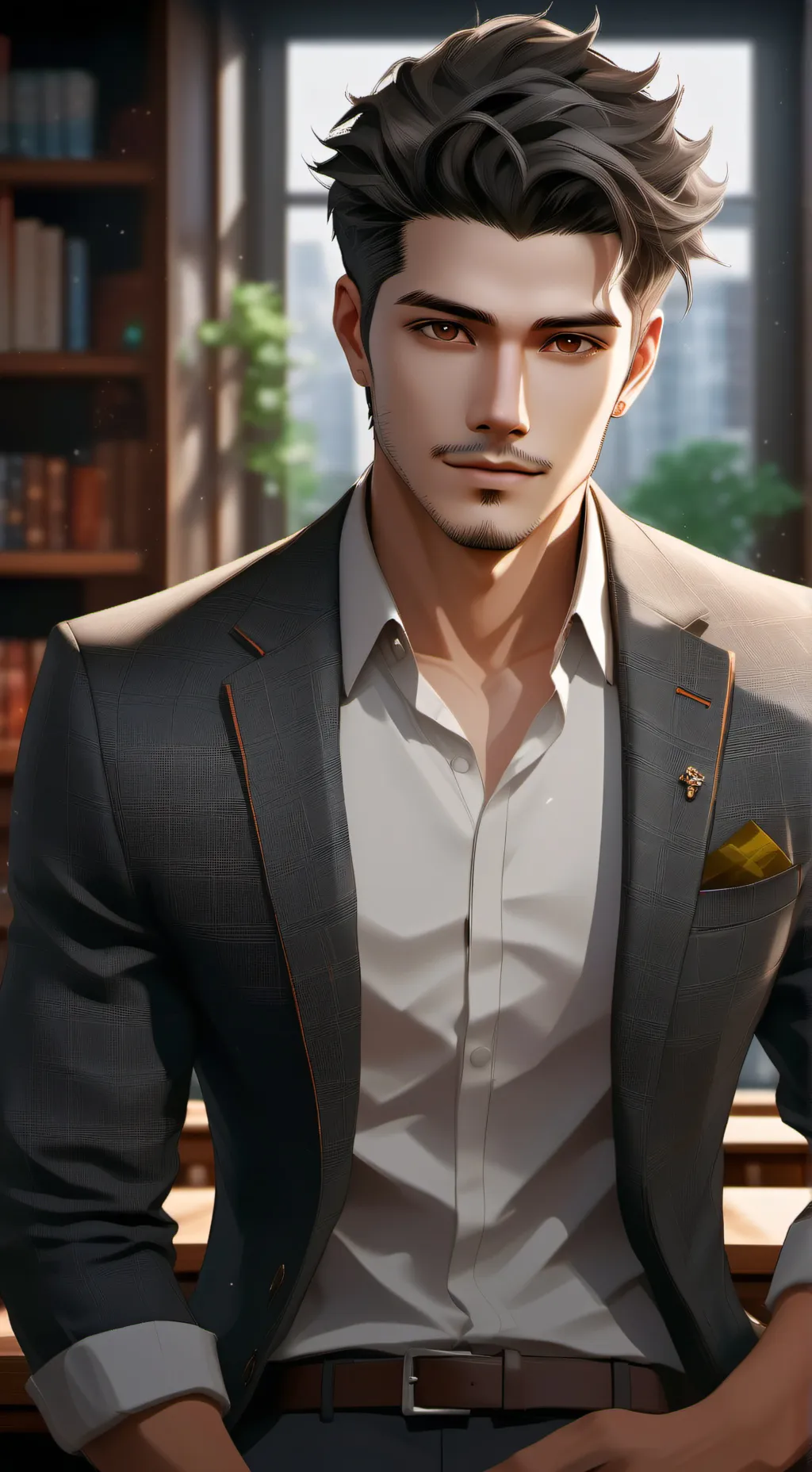 ai character: Xavier Delano background