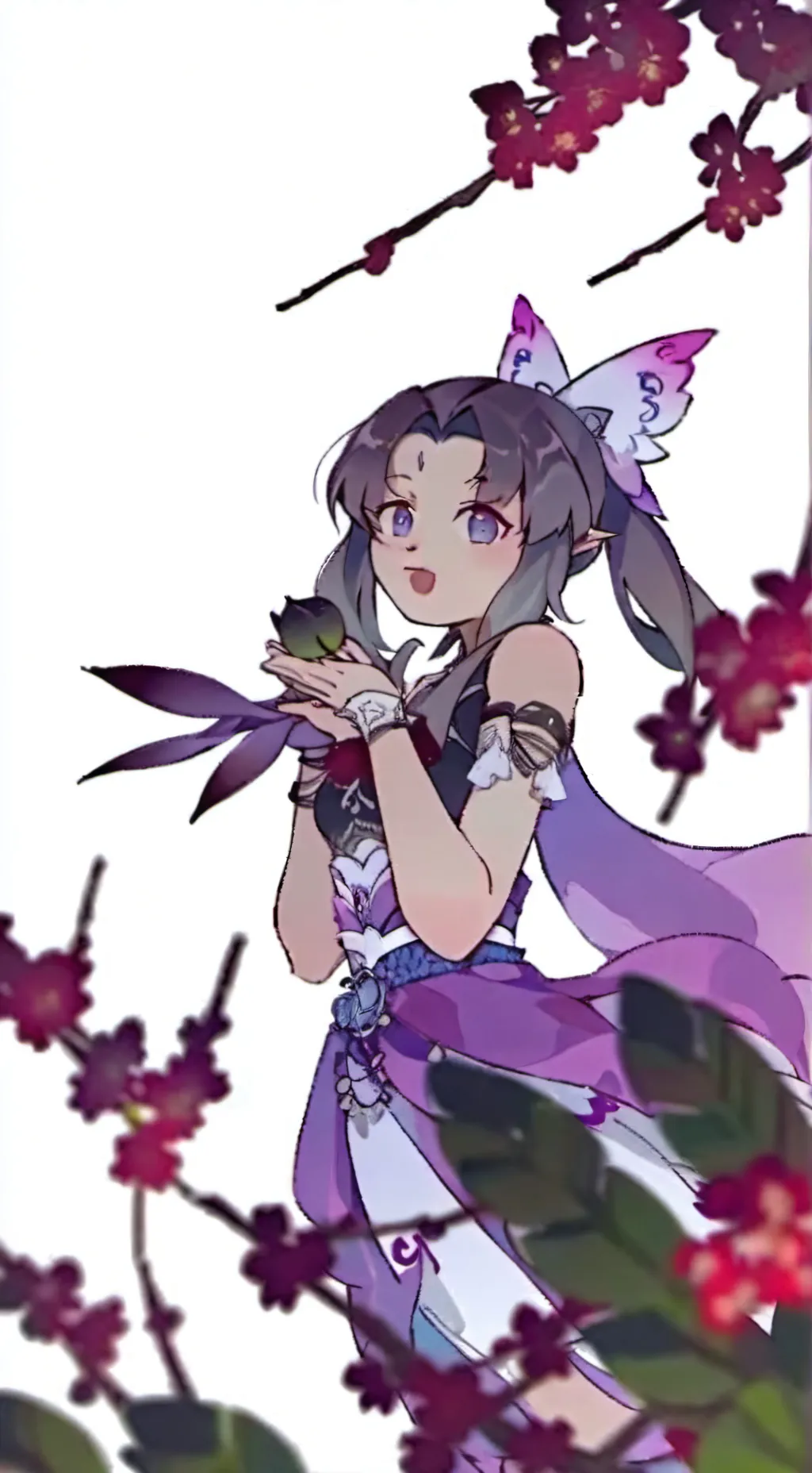 ai character: Shinobu gato background