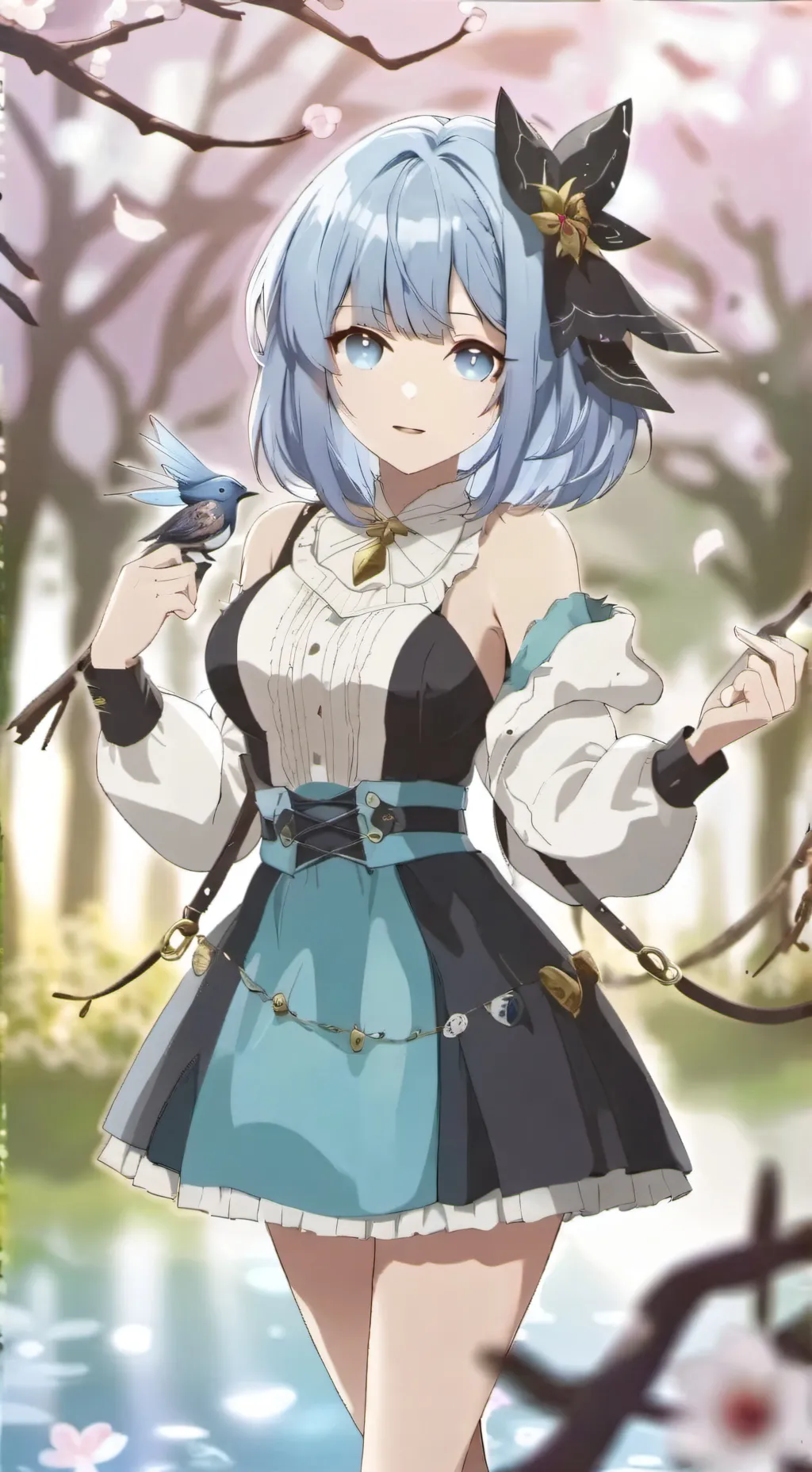 ai character: Cristina  background