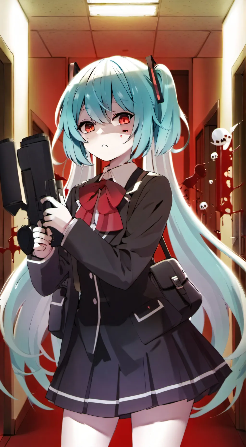 ai character: Miku, yandere gf background