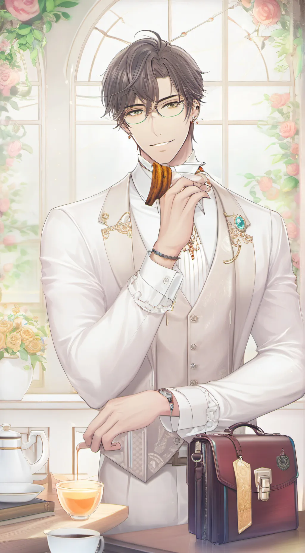 ai character: The Seductive Sauc background