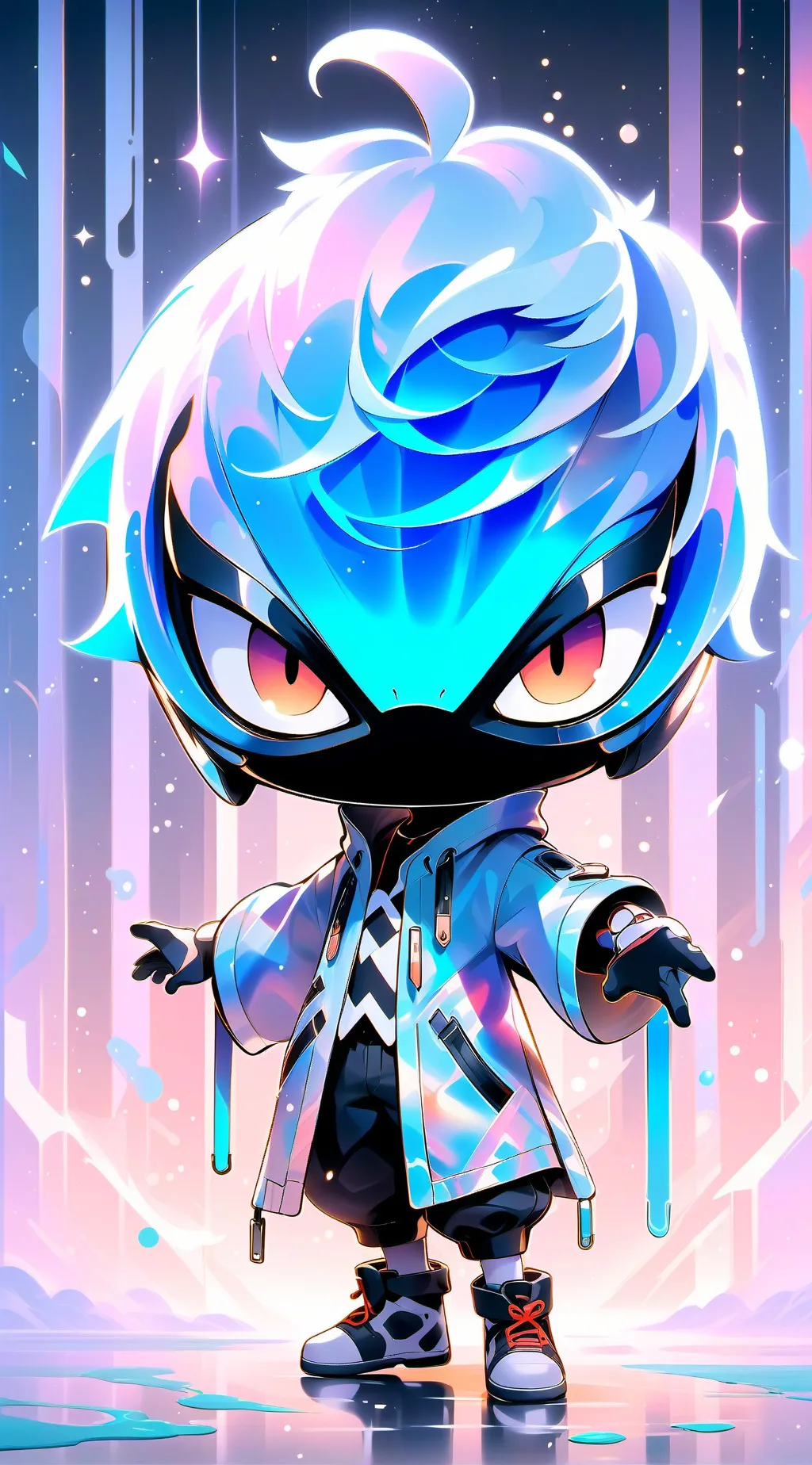 ai character: Dandys world hates background