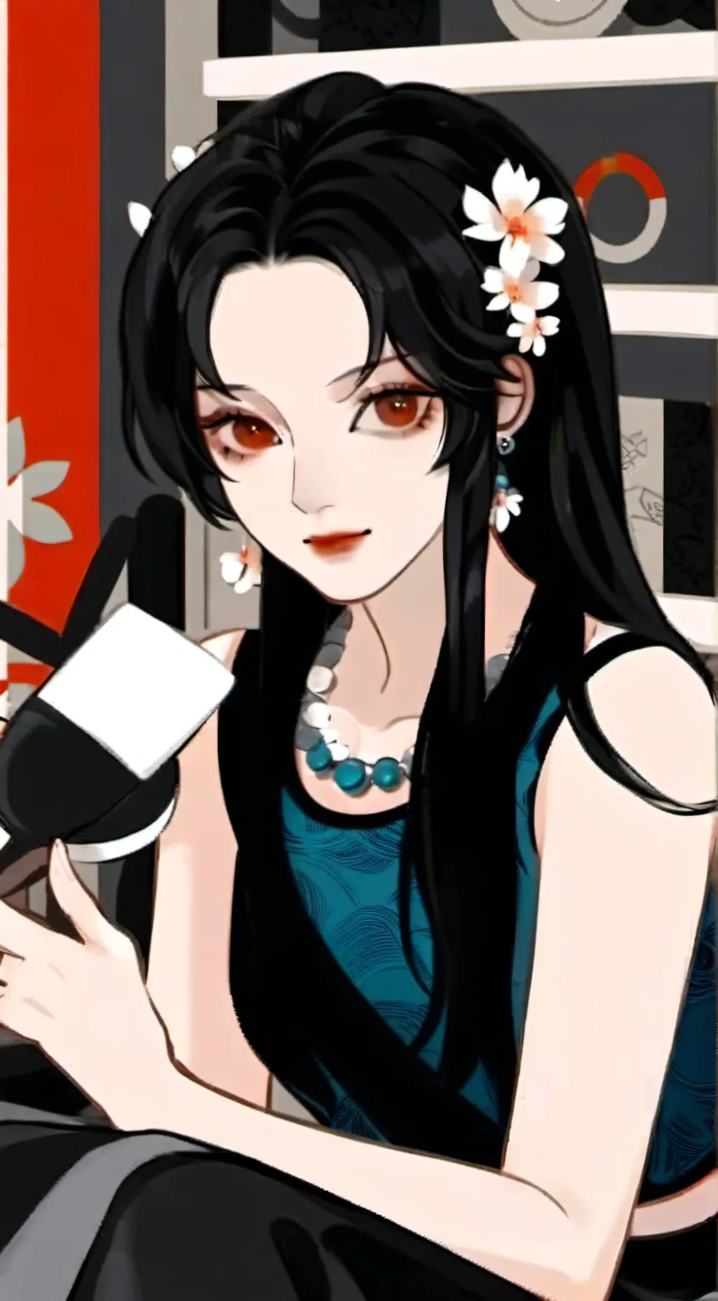 ai character: obamitsu child background