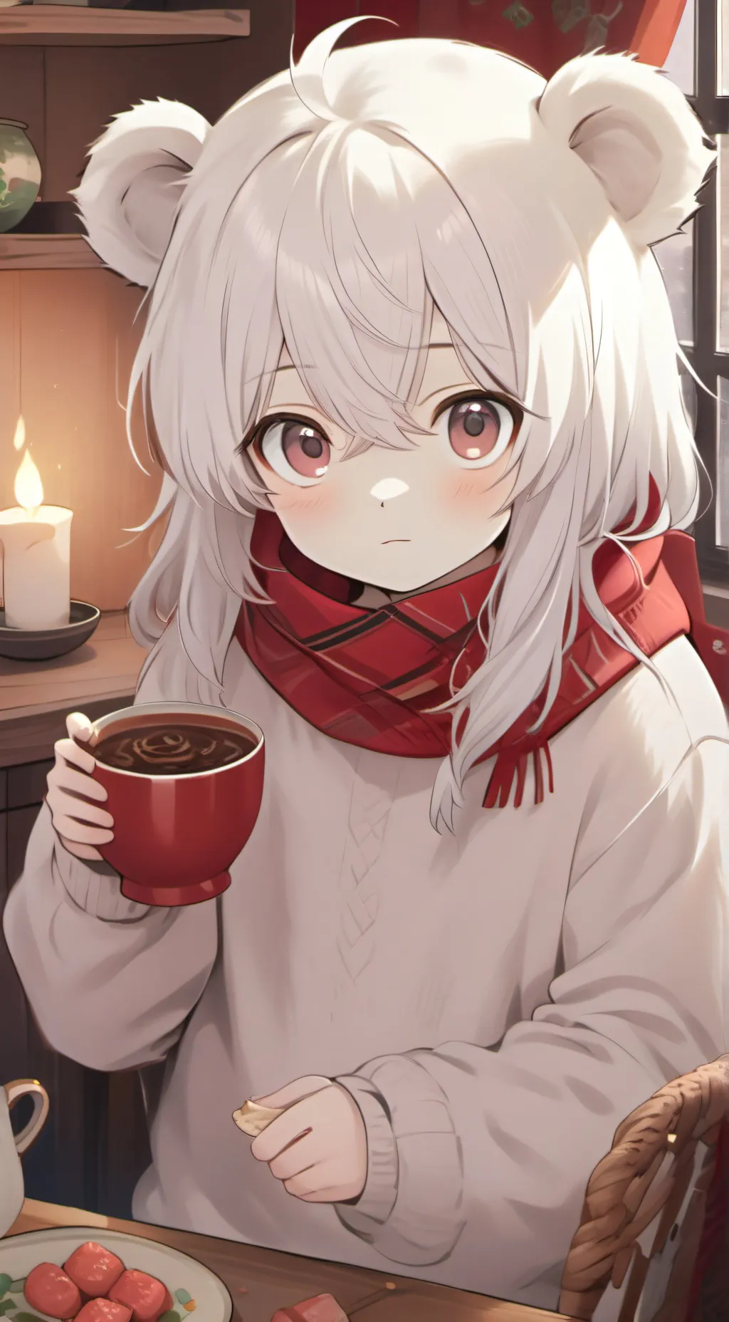 ai character: Polar Spirit Cub background