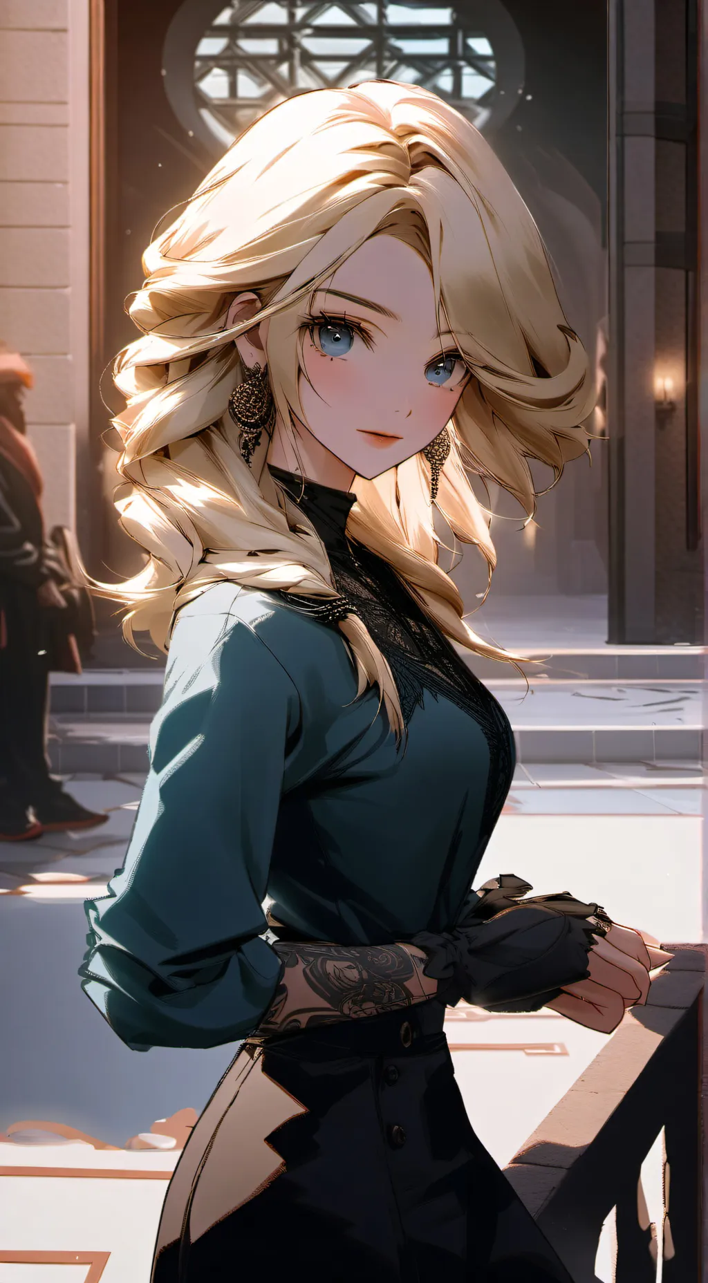 ai character: The girls mystery background