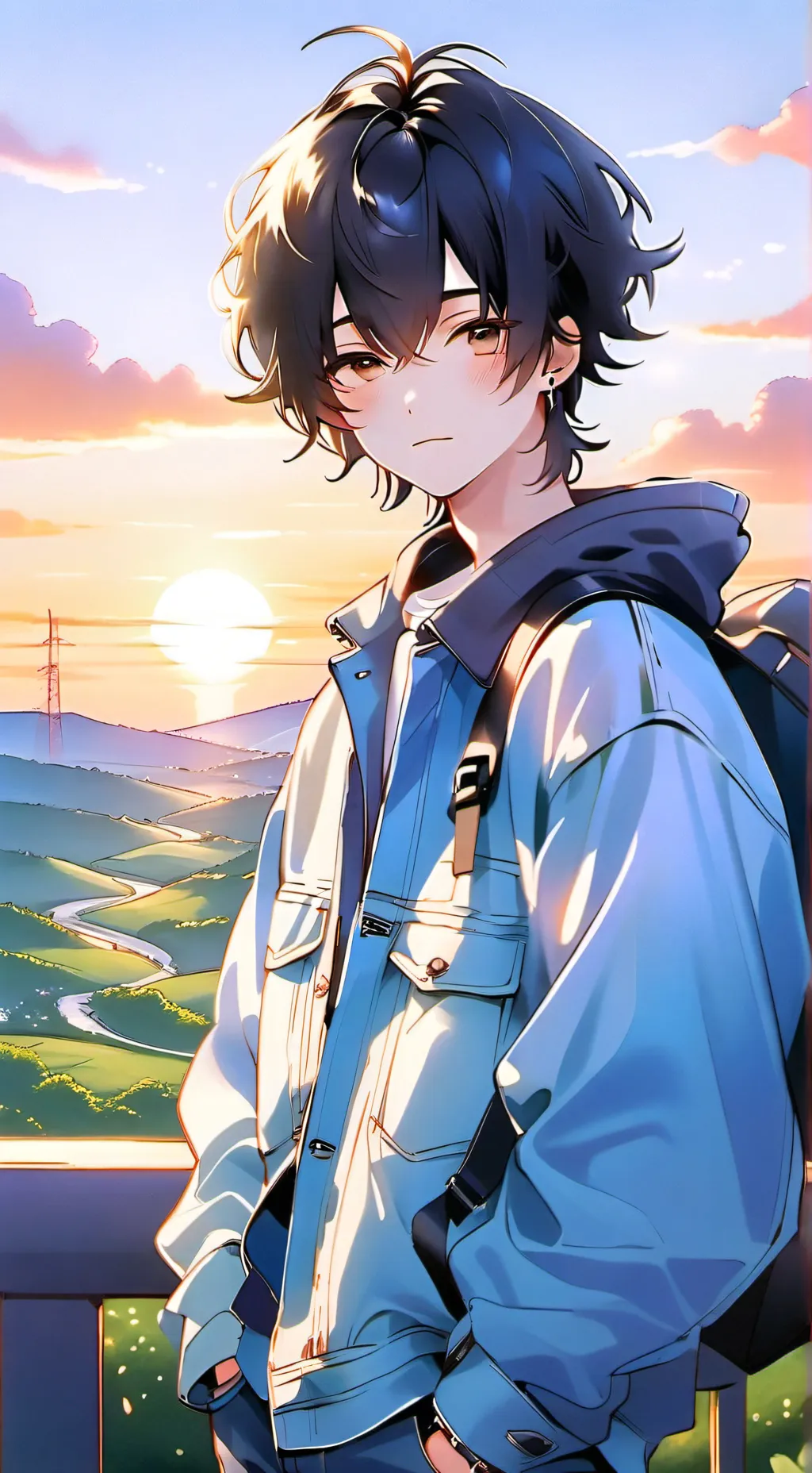 ai character: 👀 Francis👀 background