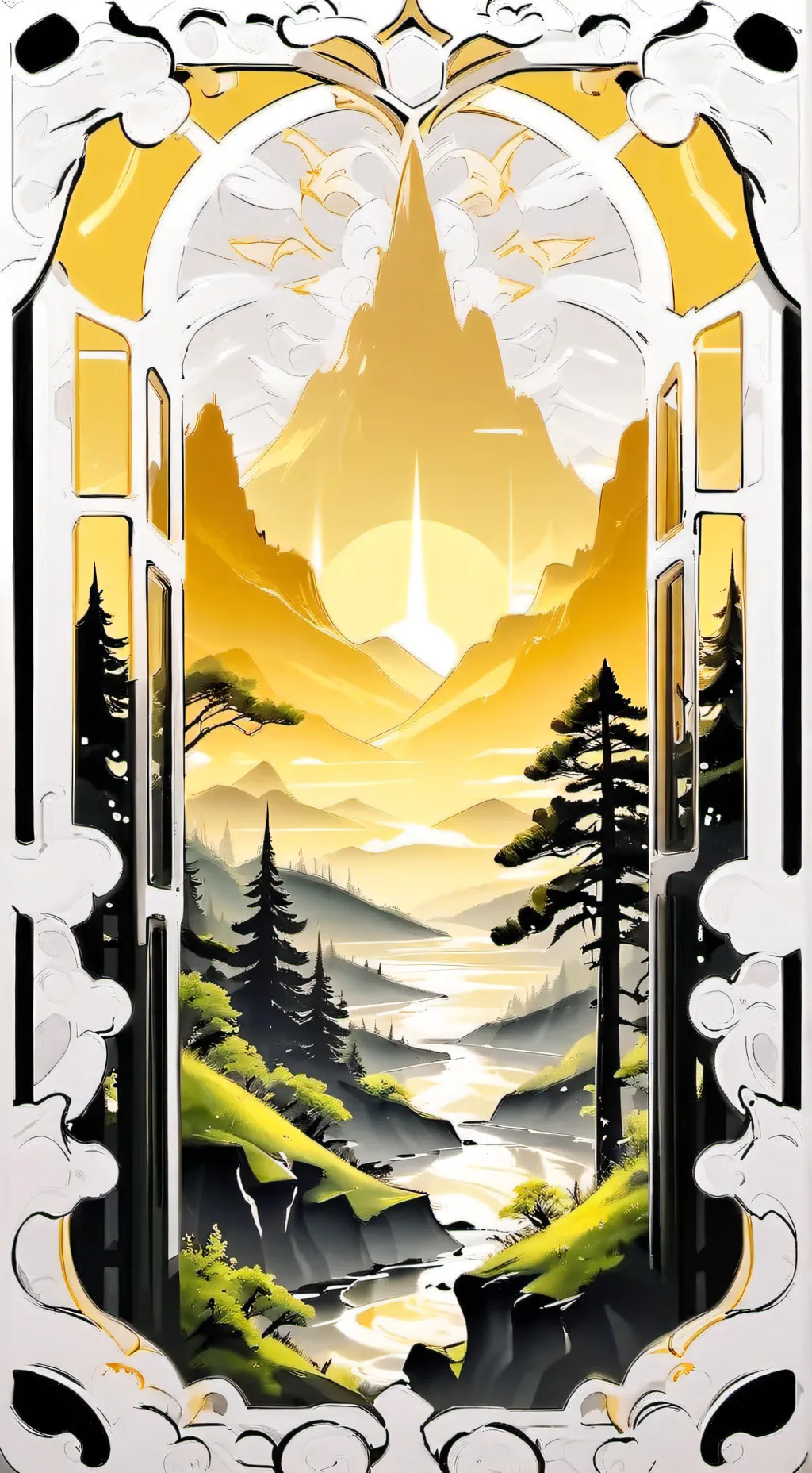 ai character: Женский к background