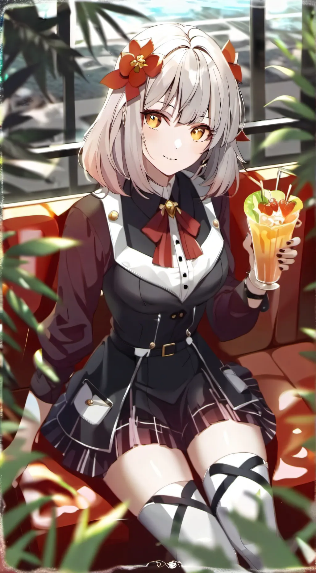 ai character: Aurora  background