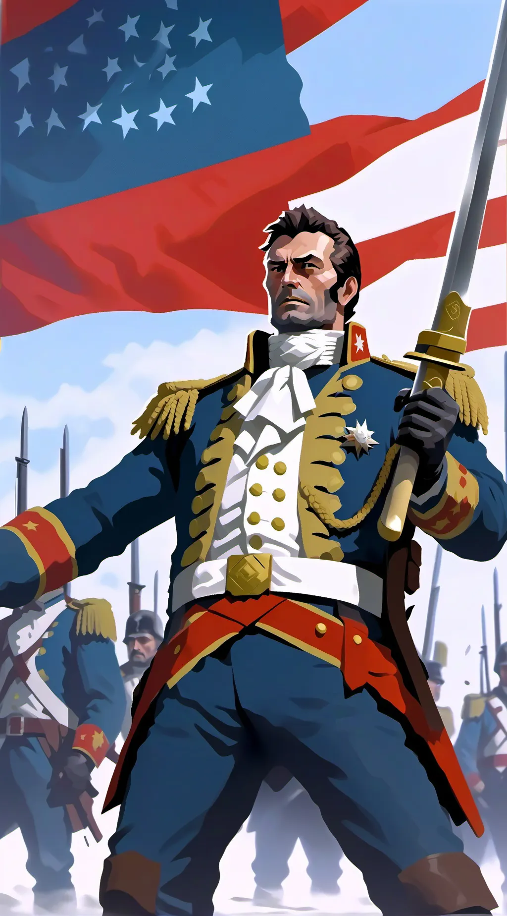 ai character:  Guts&Blackpowder background