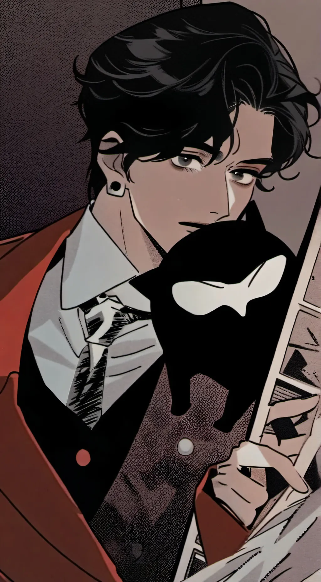 ai character: Женя брат background