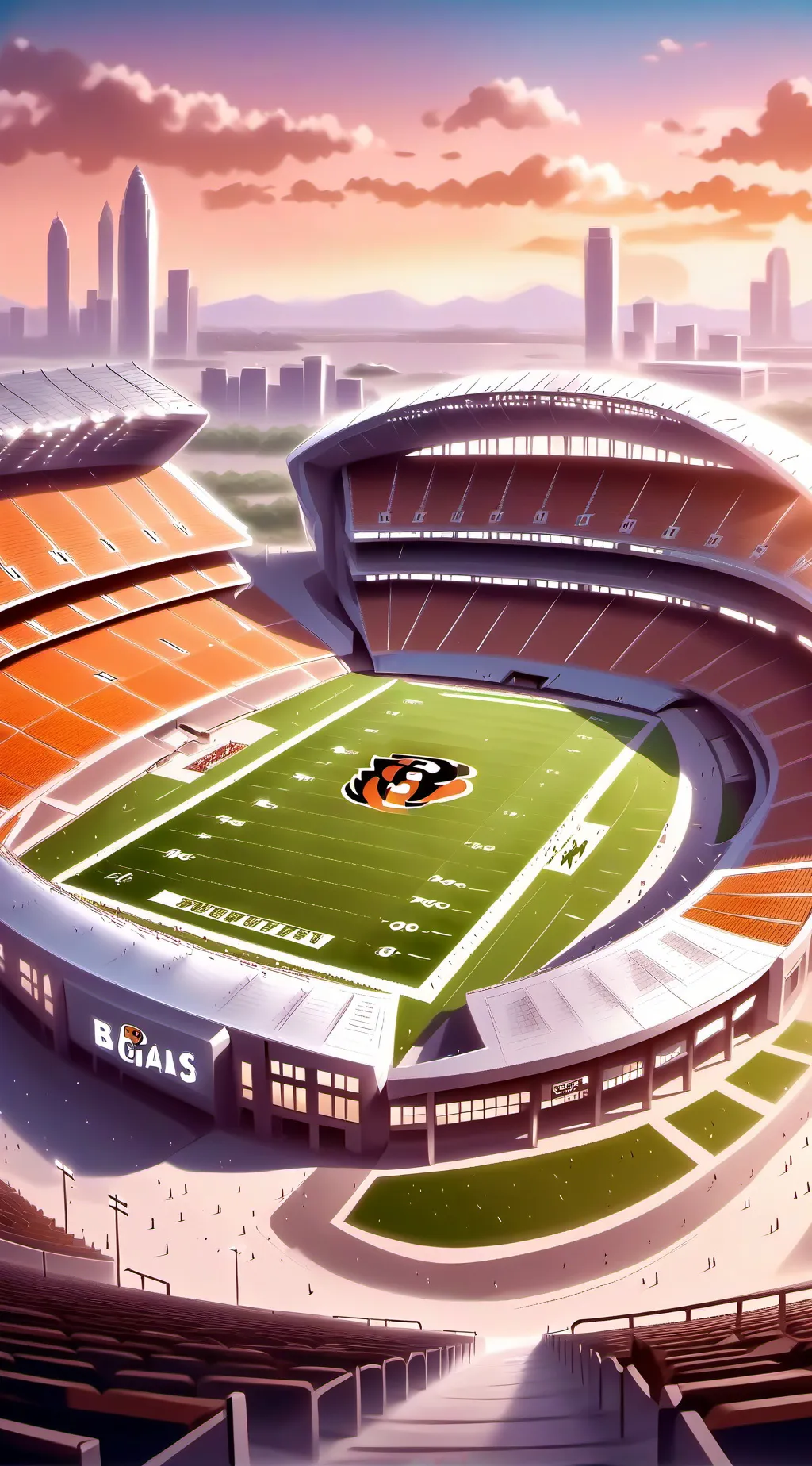 ai character: NFL football background