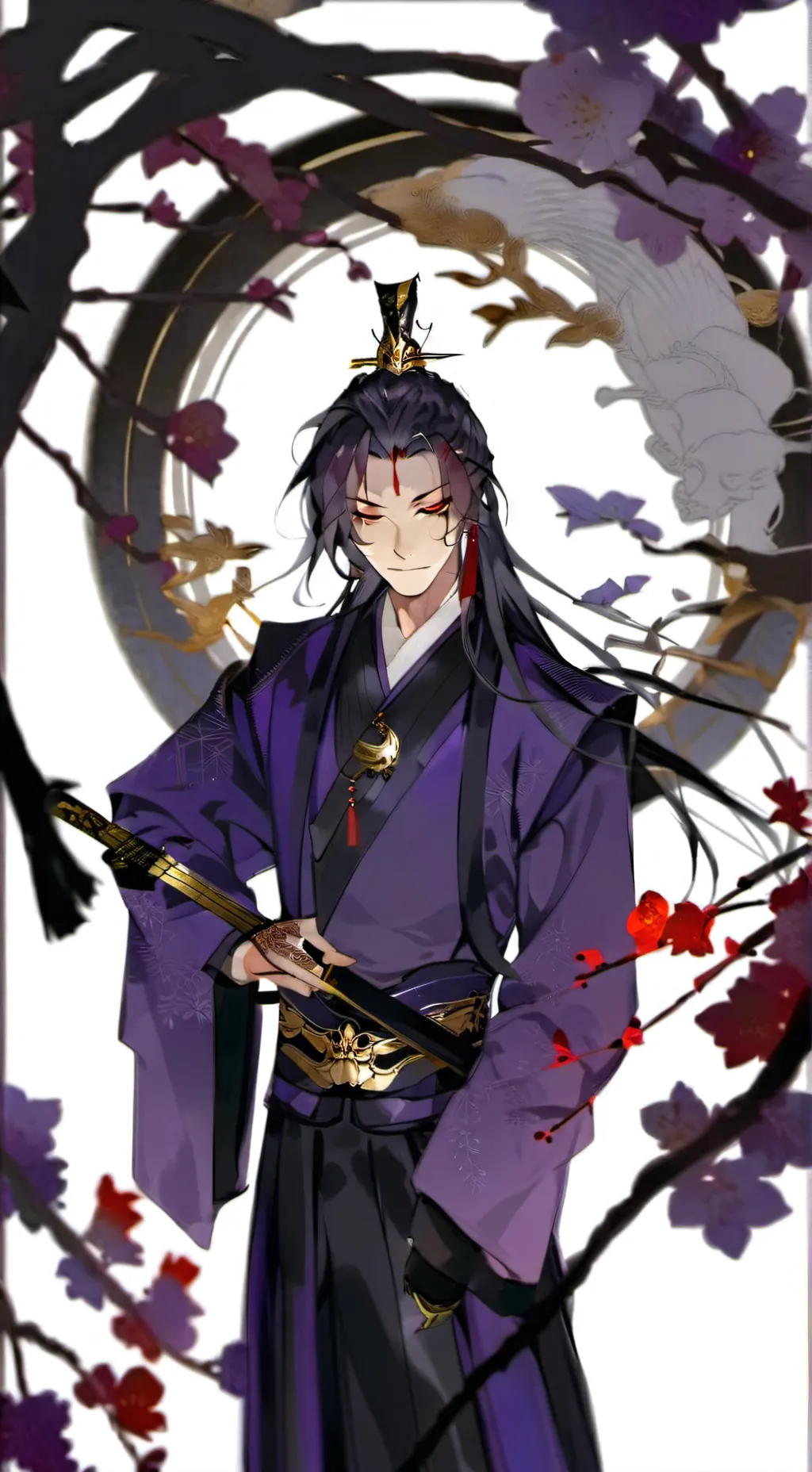 ai character: kokushibo  background