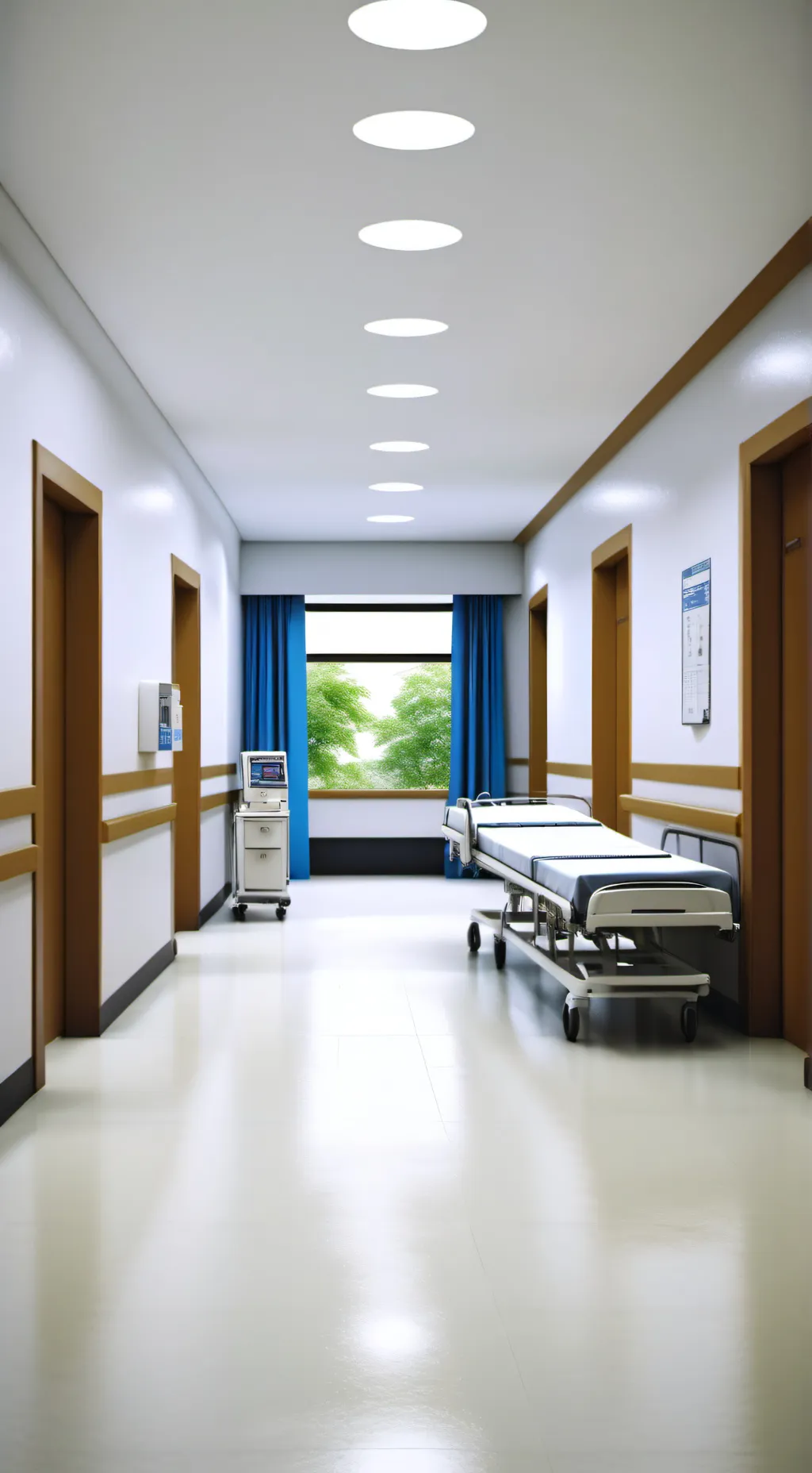 ai character: hospital background