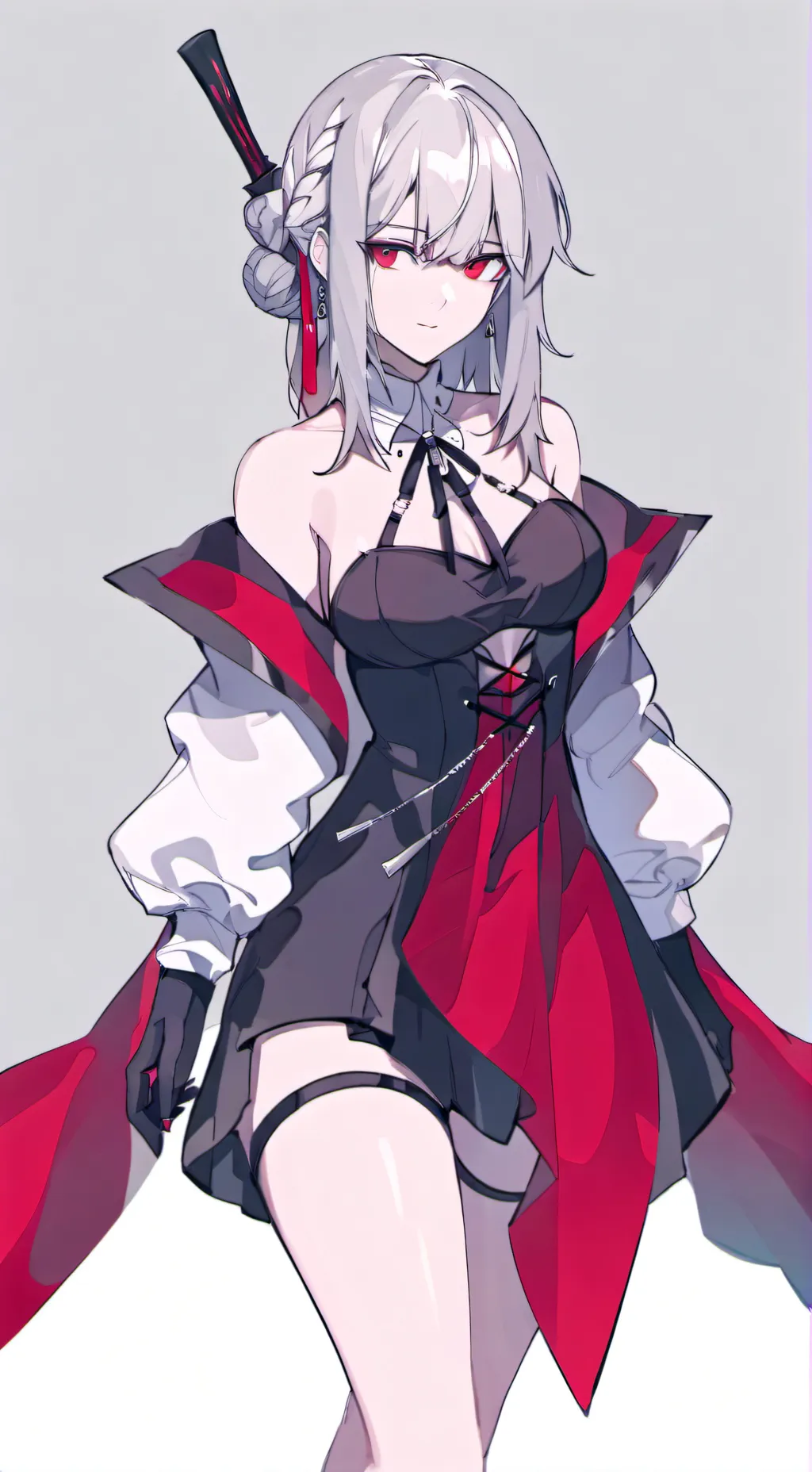 ai character: Pico x blossom background