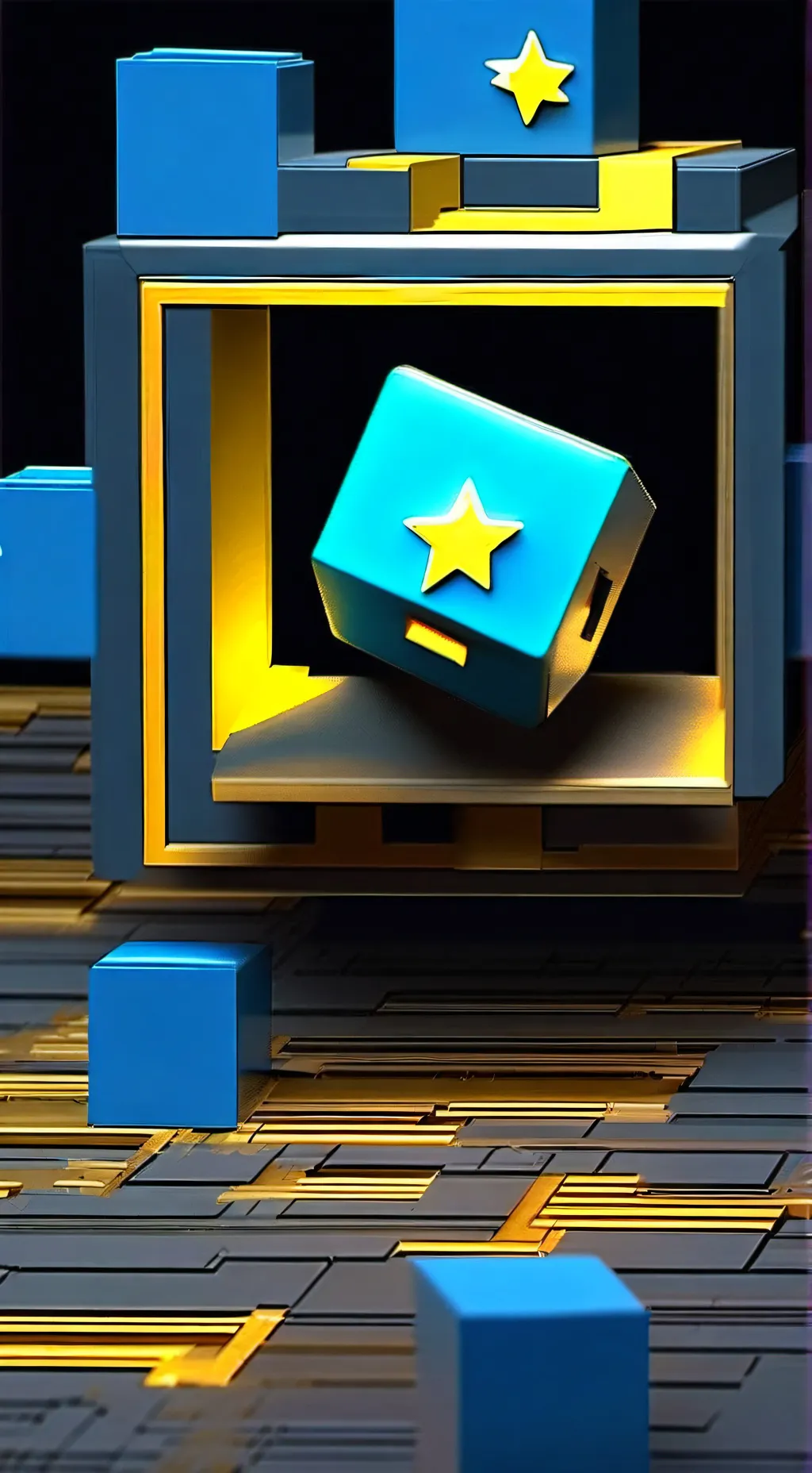 ai character: Boxy Boo background