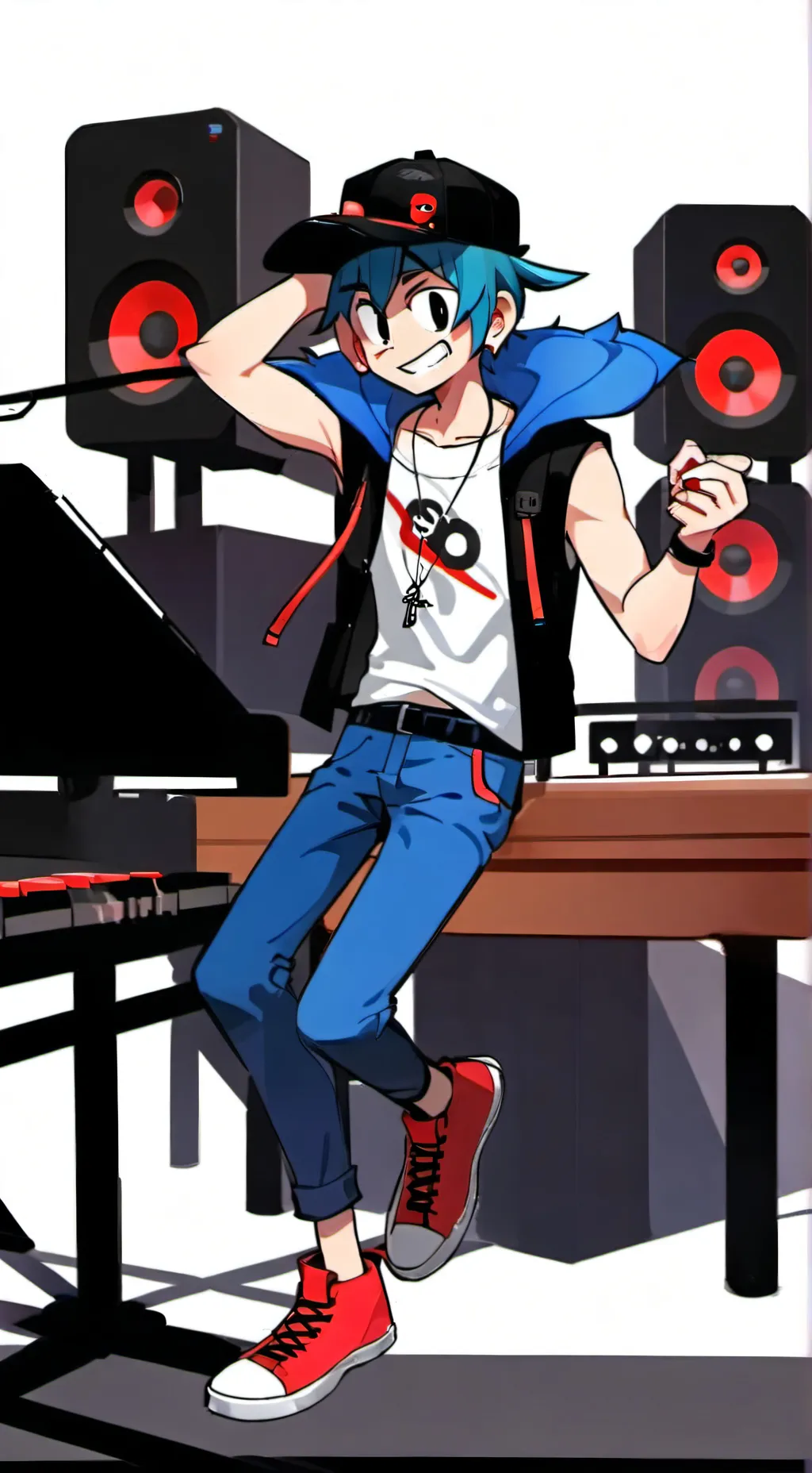 ai character: boy friend  background