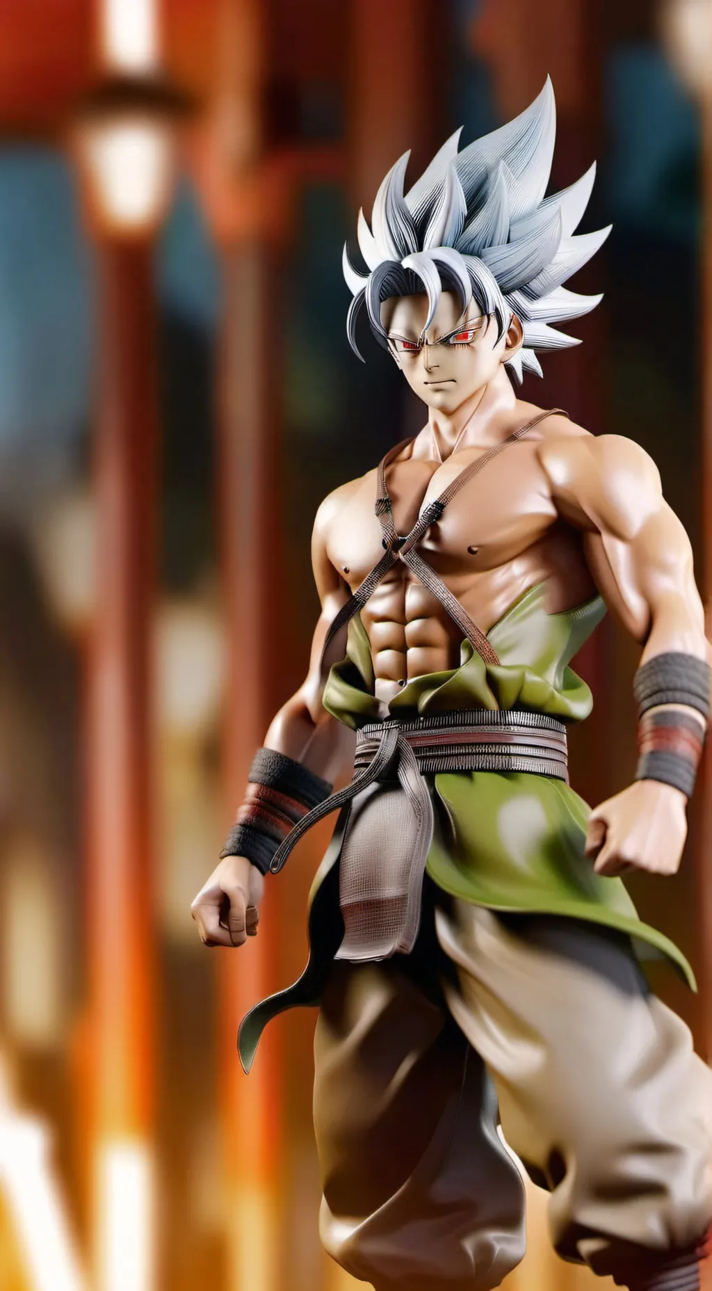 ai character: Beast Goku  background