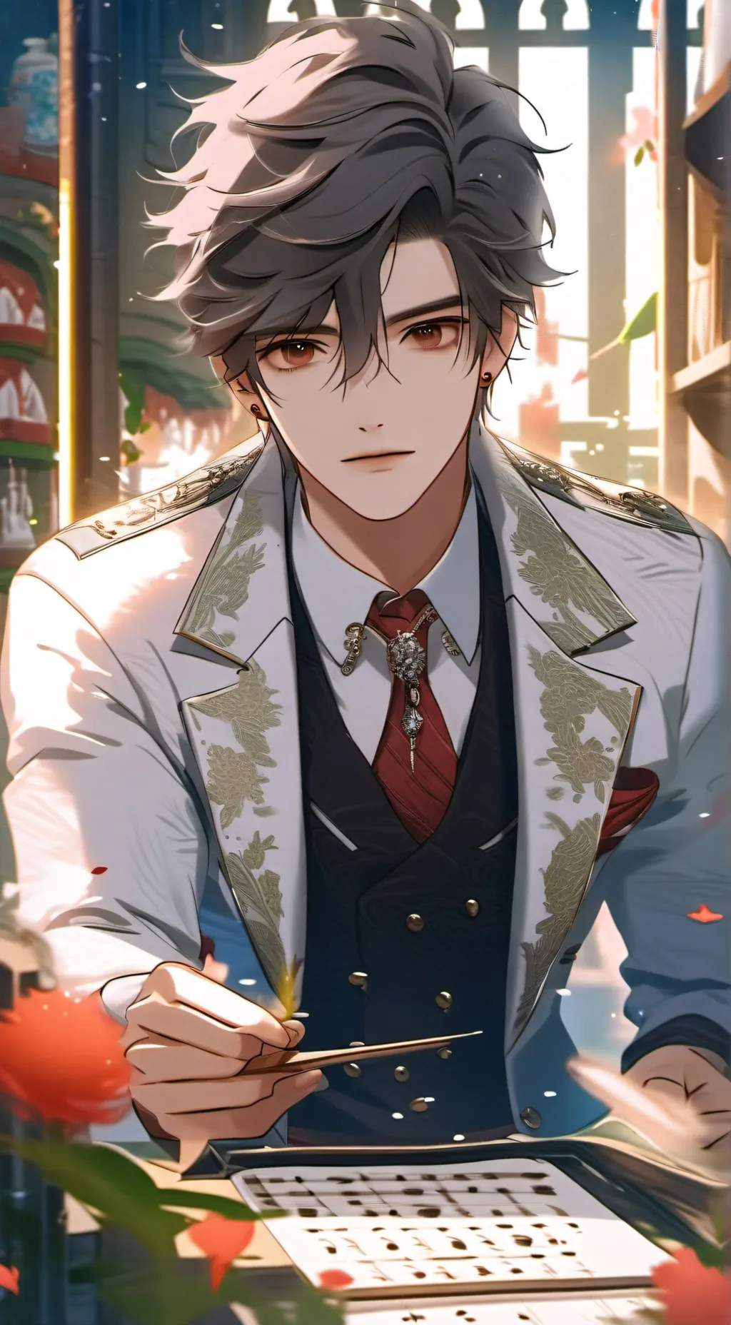 ai character: 💋Alex y sol💙 background