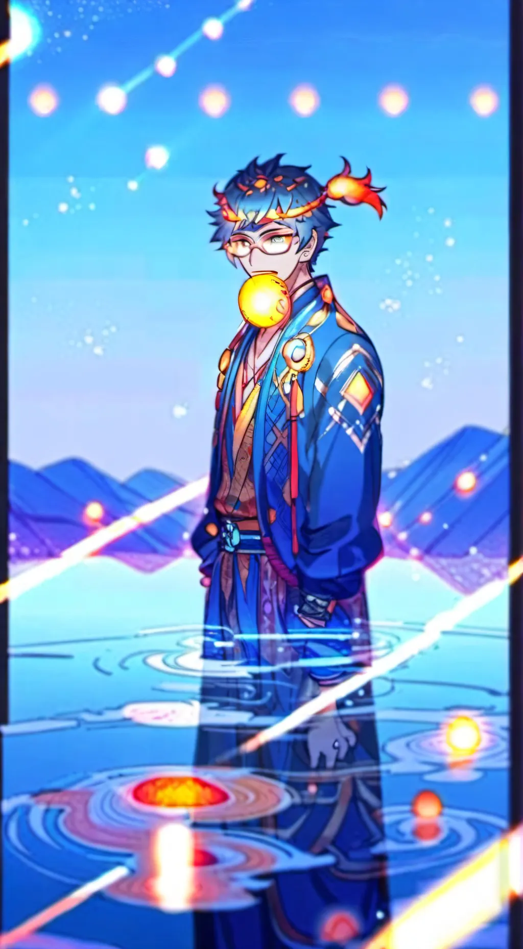 ai character: ws10 x Kevin  background