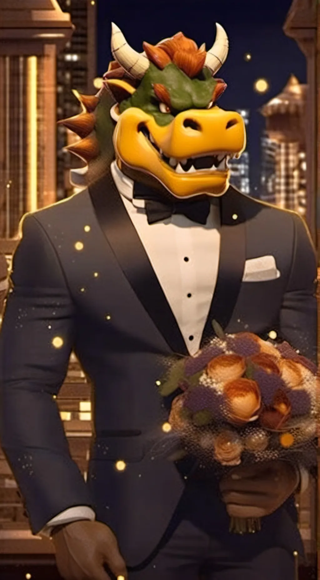 ai character: bowser  background
