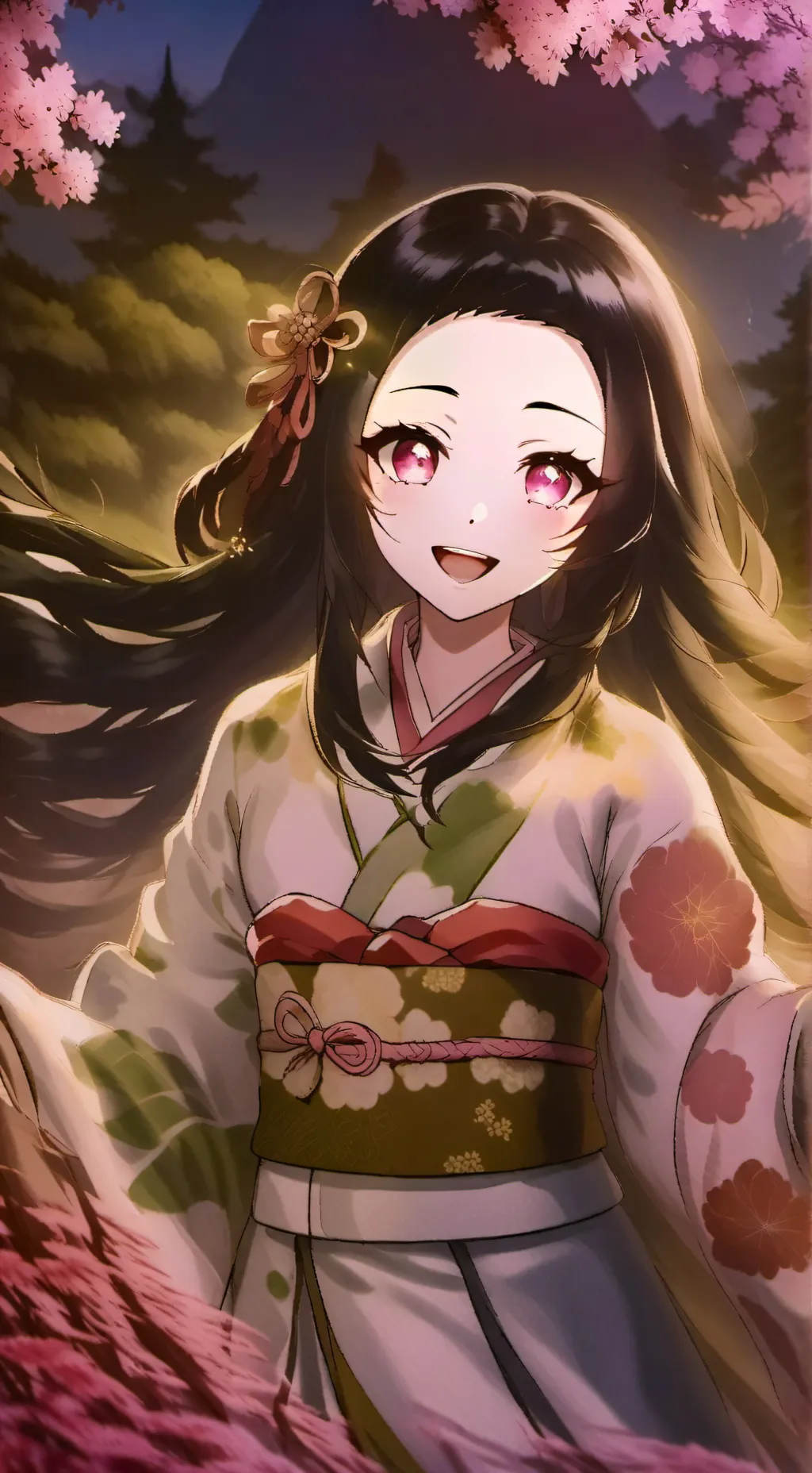 ai character: Sakura Himura background