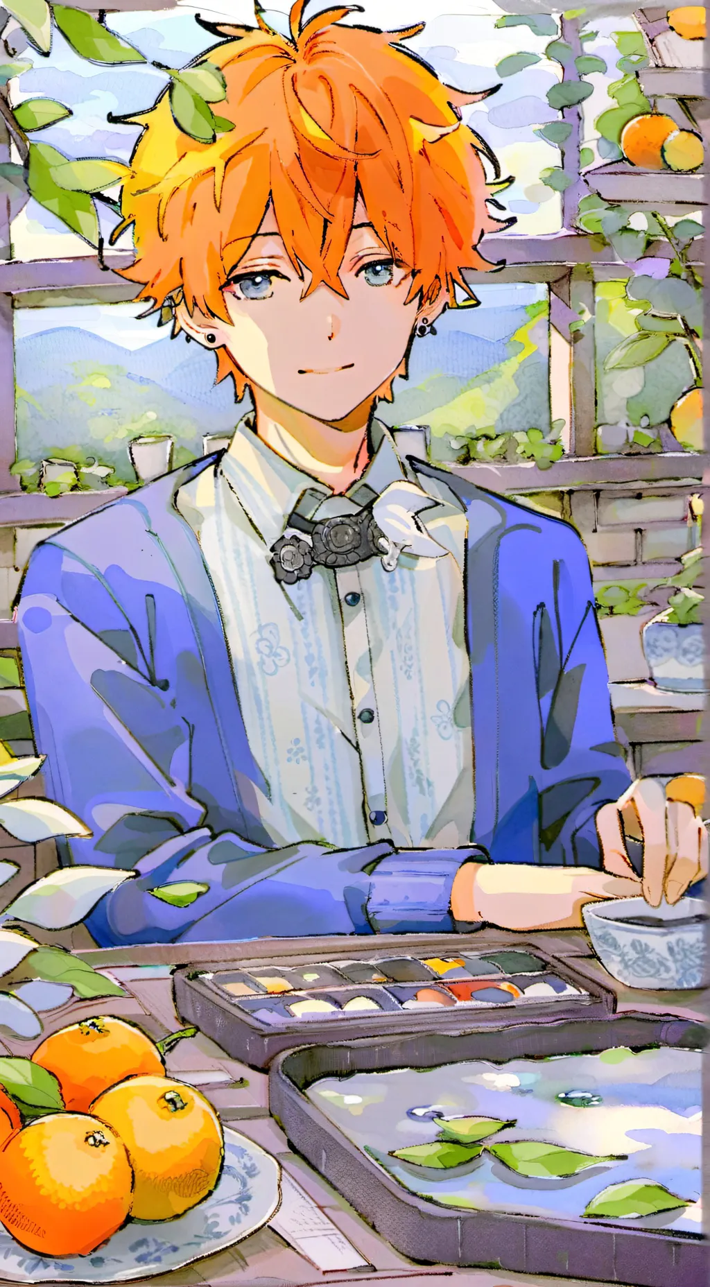 ai character: Oren, from Sprunki background