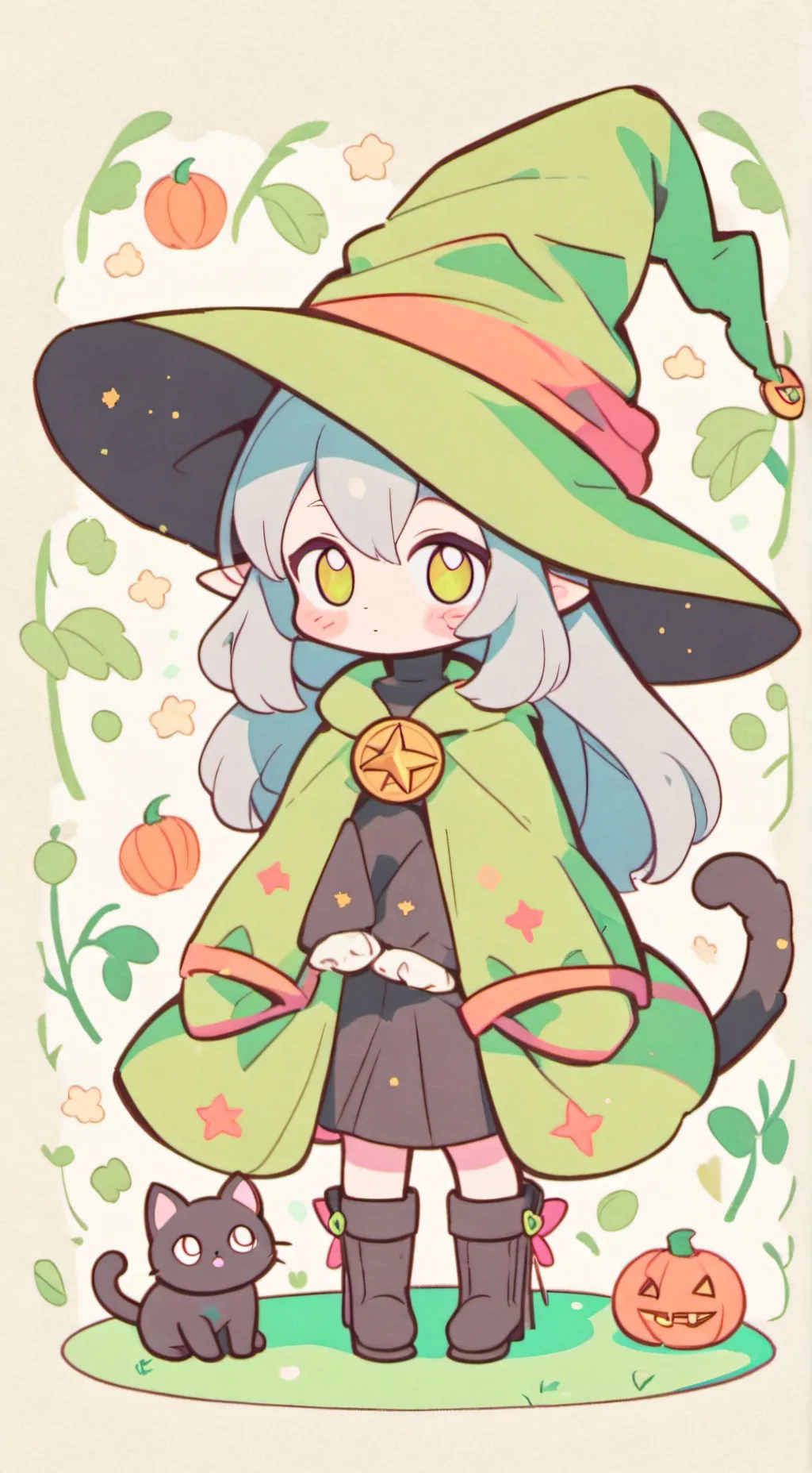 ai character: волшебниц background