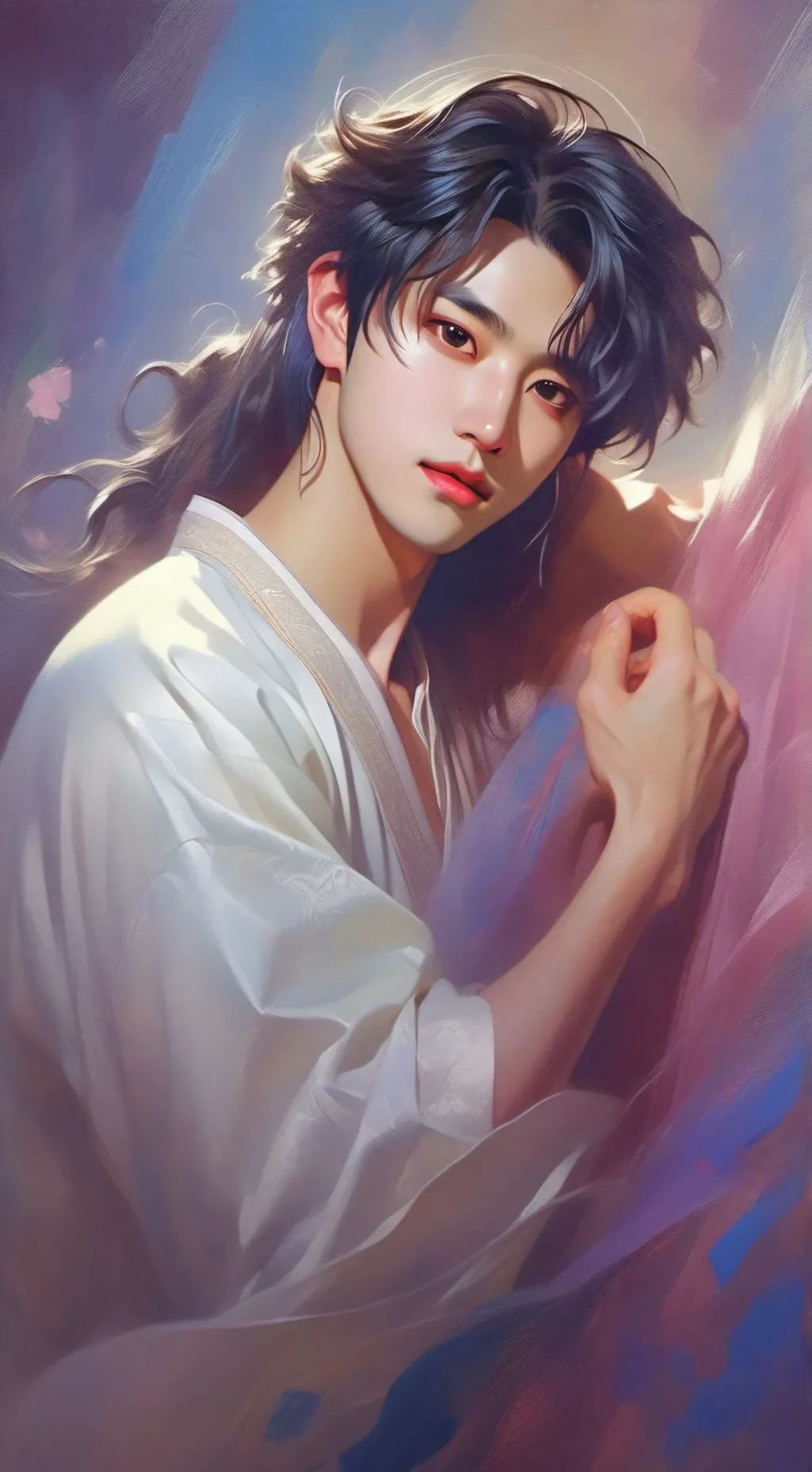 ai character: hyunjin  background