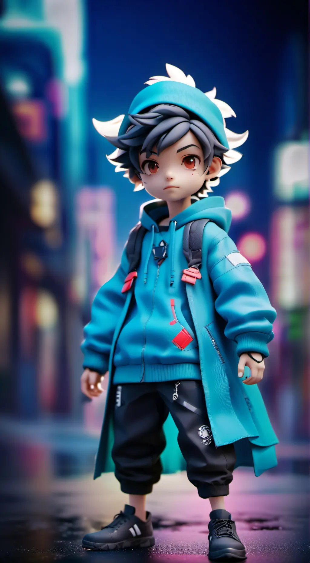 ai character: флауи background