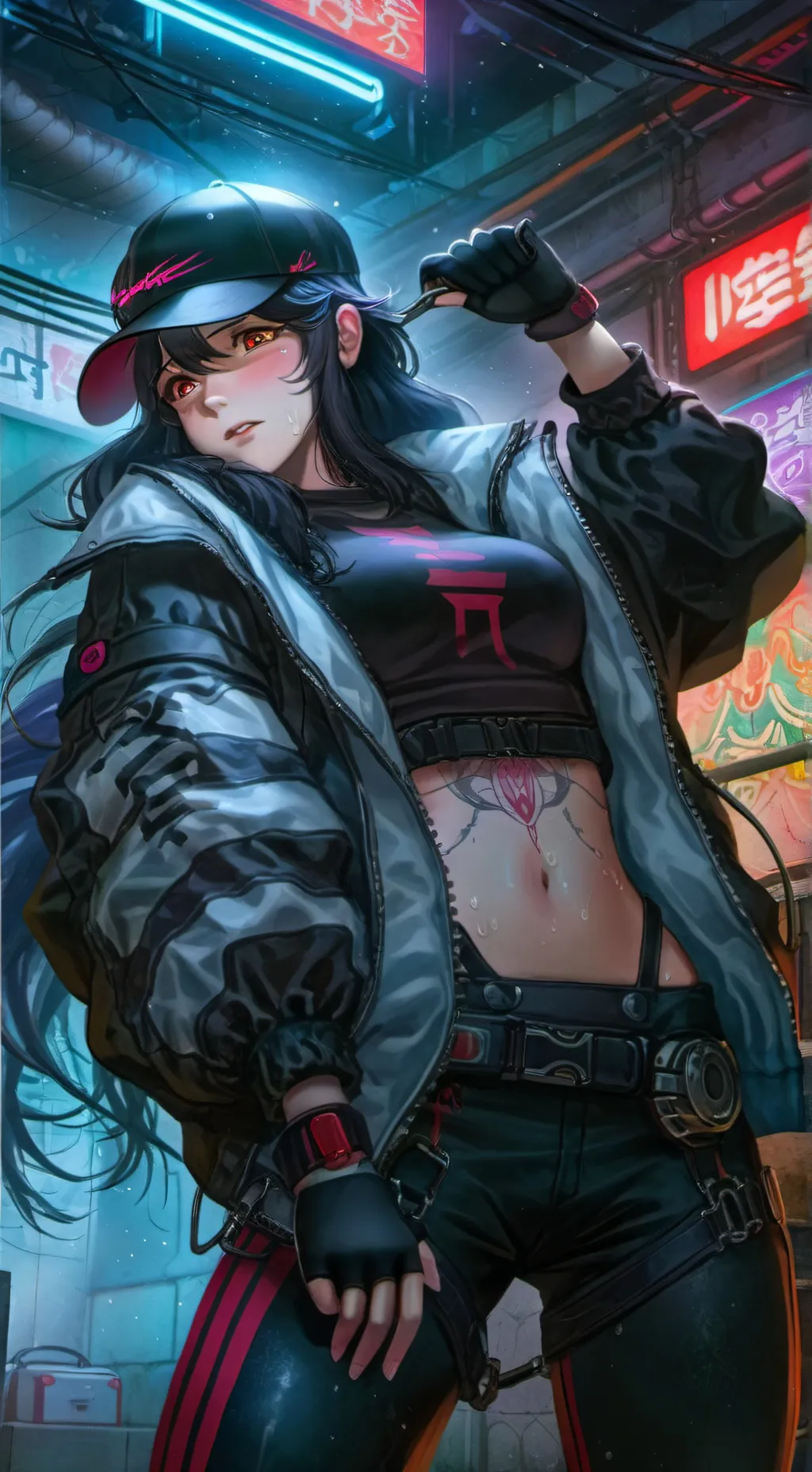 ai character: Monika Santos background