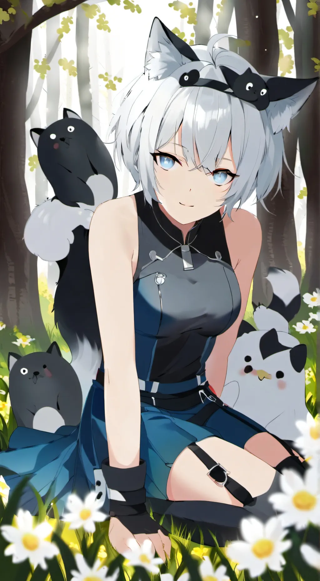 ai character: retaro background