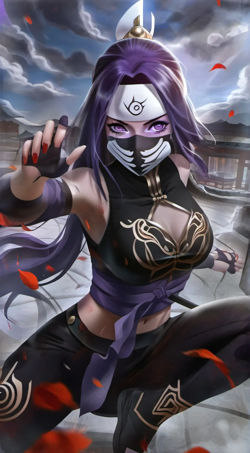 ai character: Kuro hi background