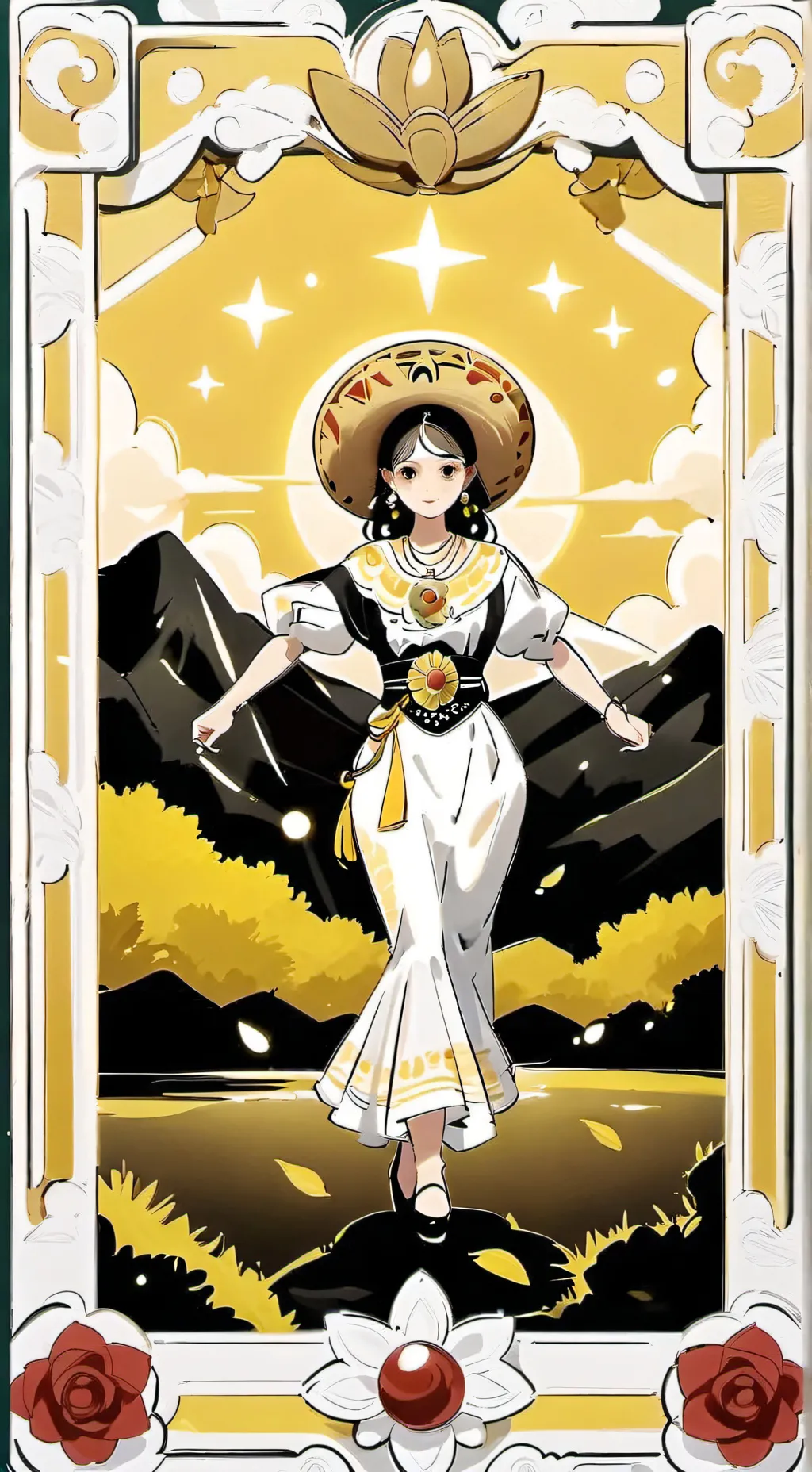 ai character: lotería kny background