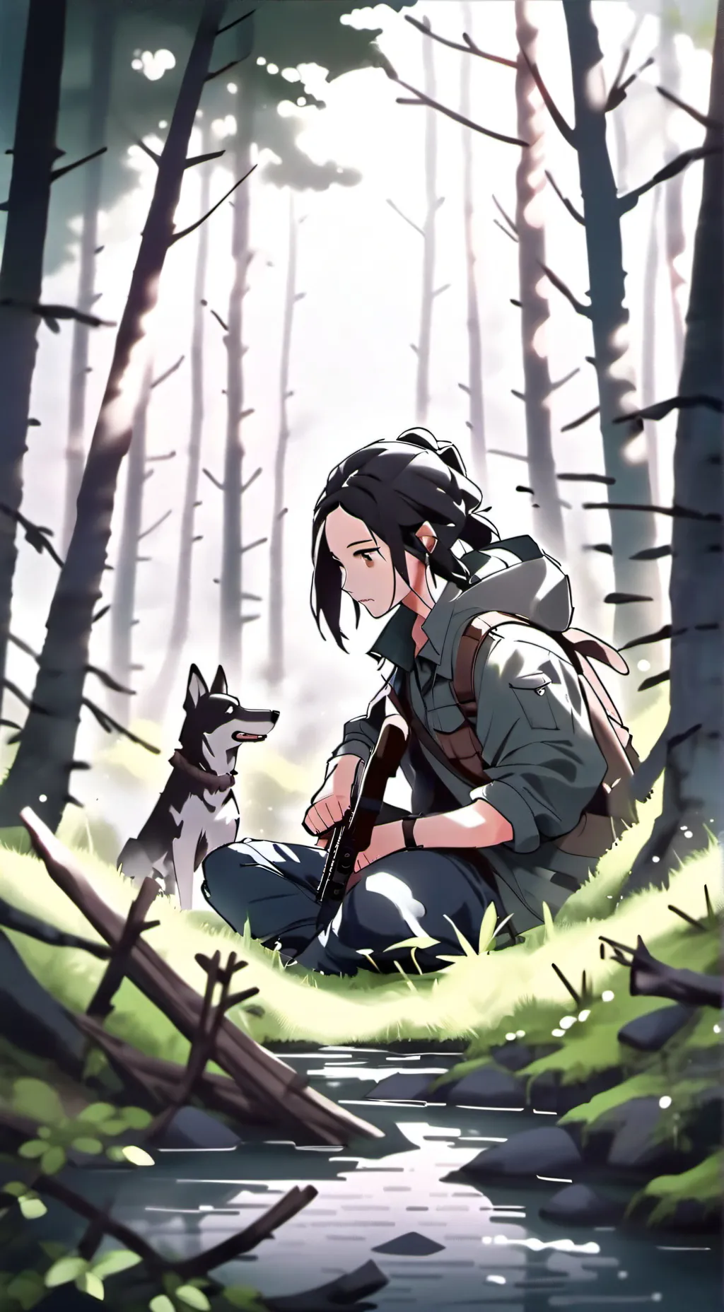 ai character: The last of us background