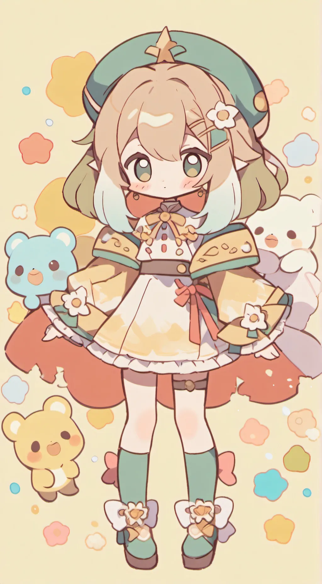 ai character: MHA kiss background