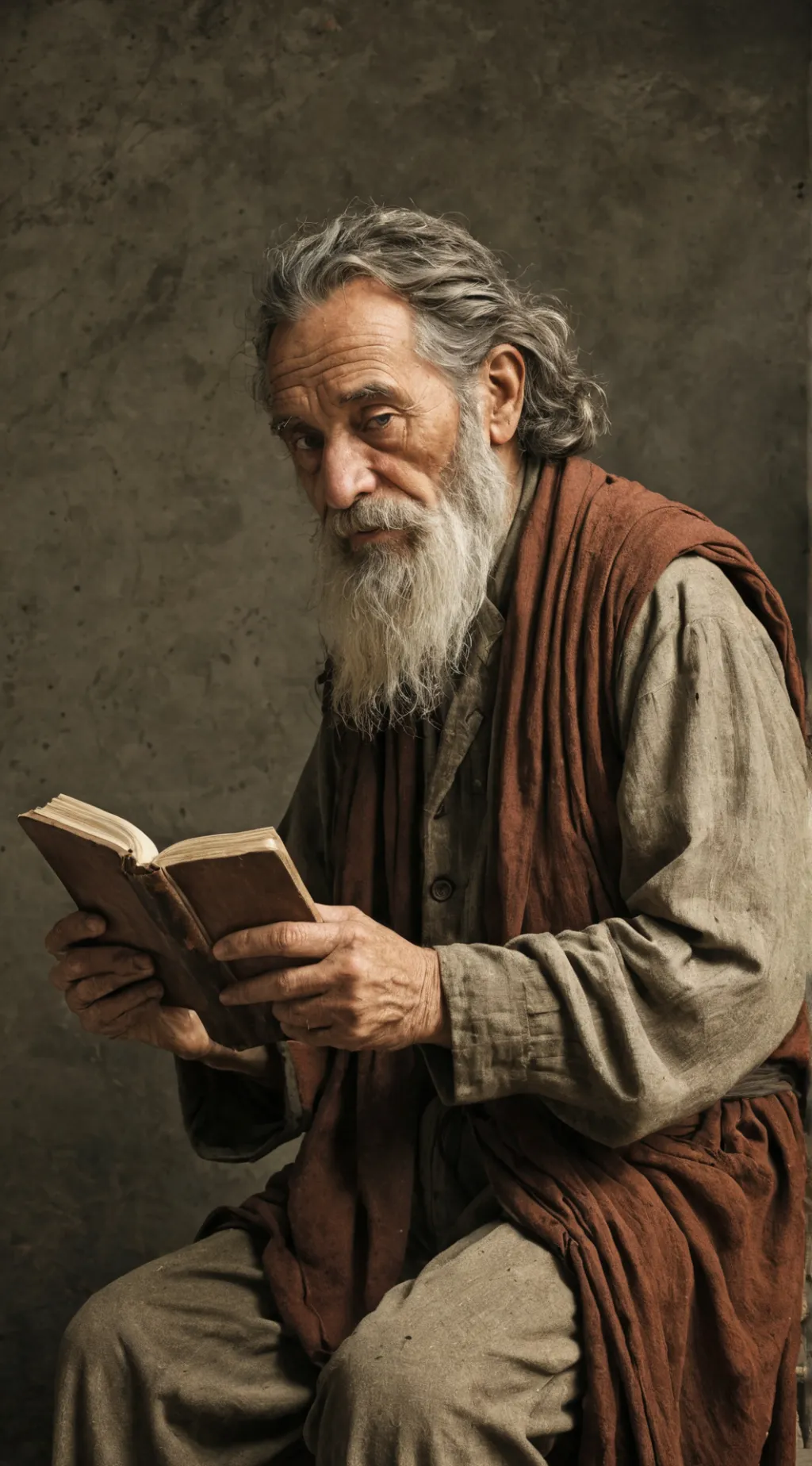 ai character: Philosophy test background