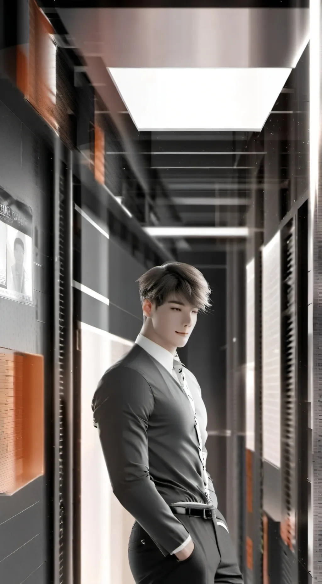 ai character: Hyunjin background