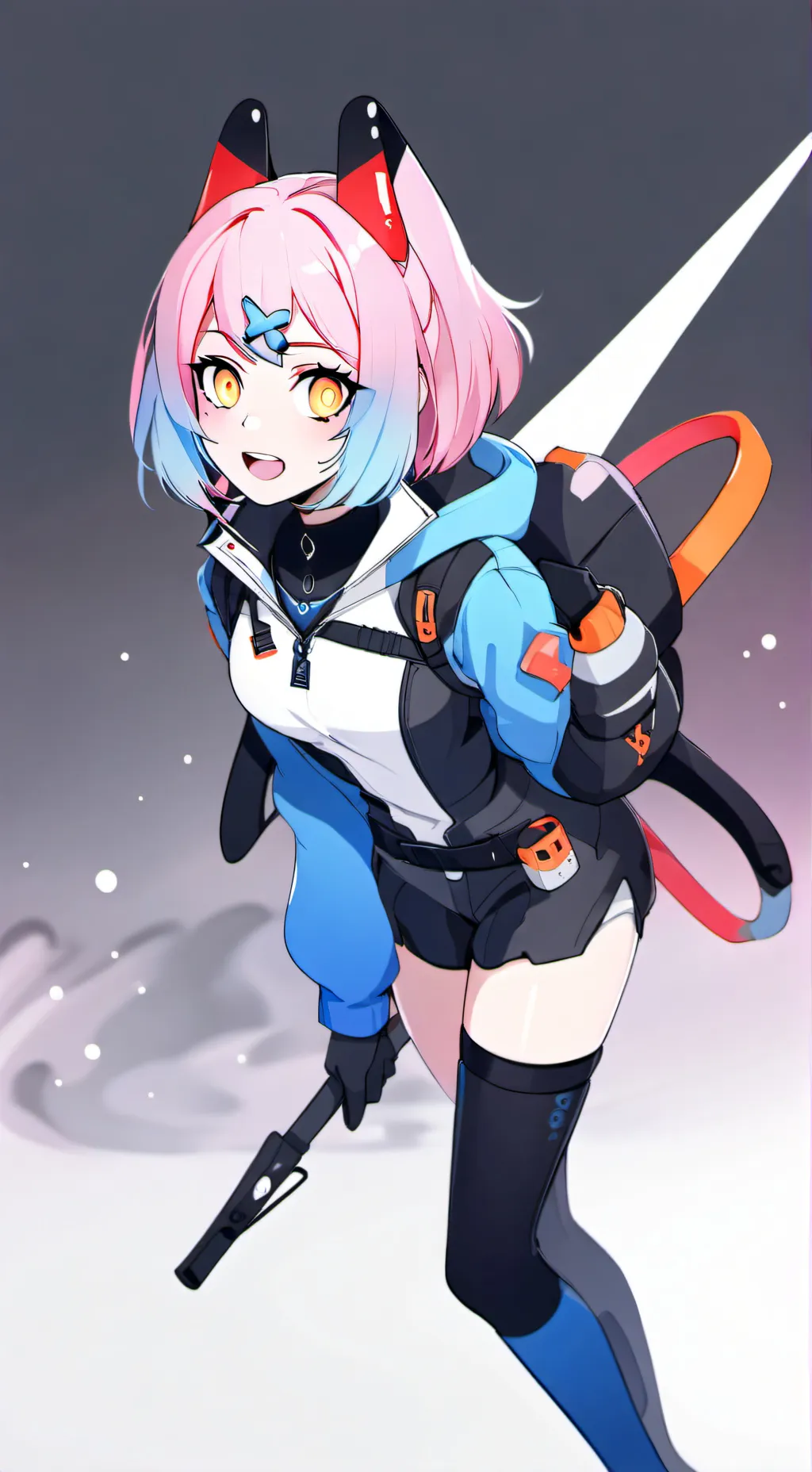 ai character: rose background