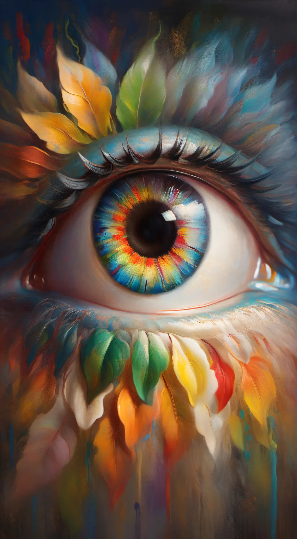 ai character: moonflower background