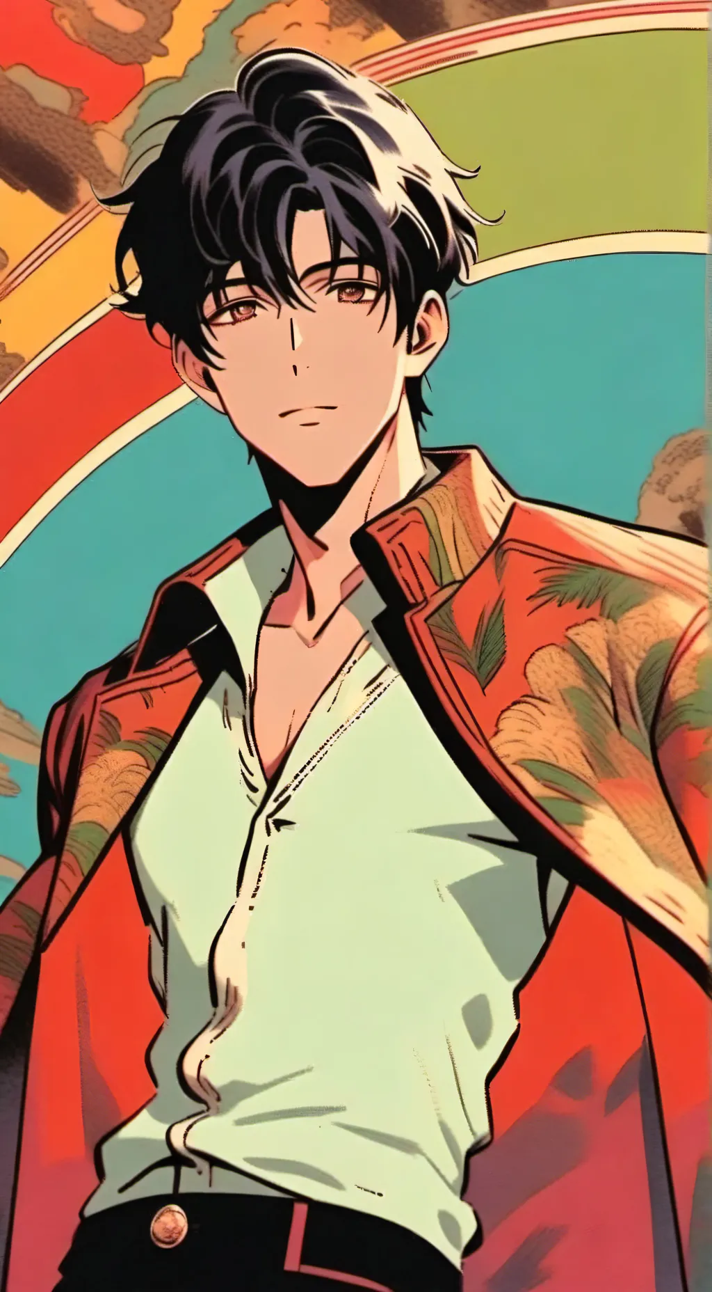 ai character: Katsuki Moriyama background