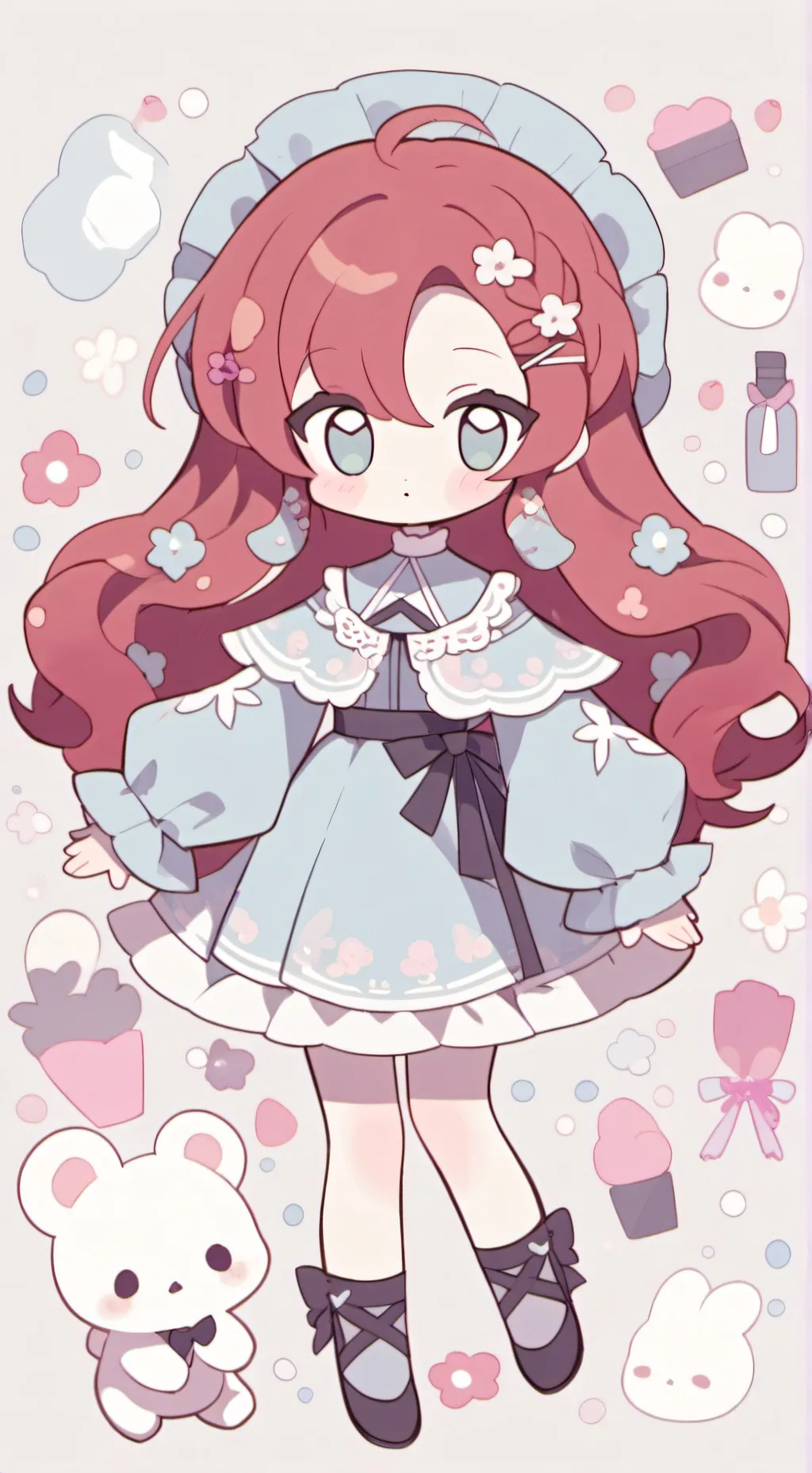 ai character: Poppy PlayTime background