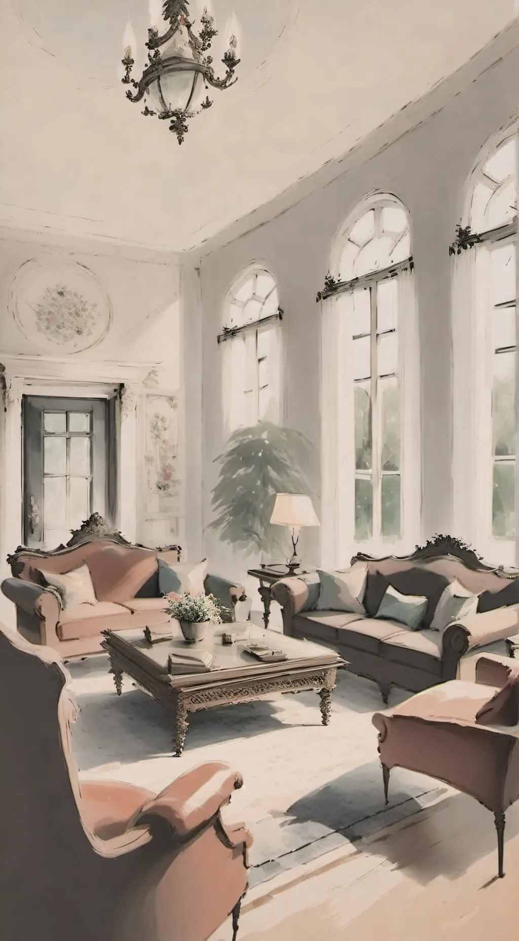 ai character: MHA: in ur house! background