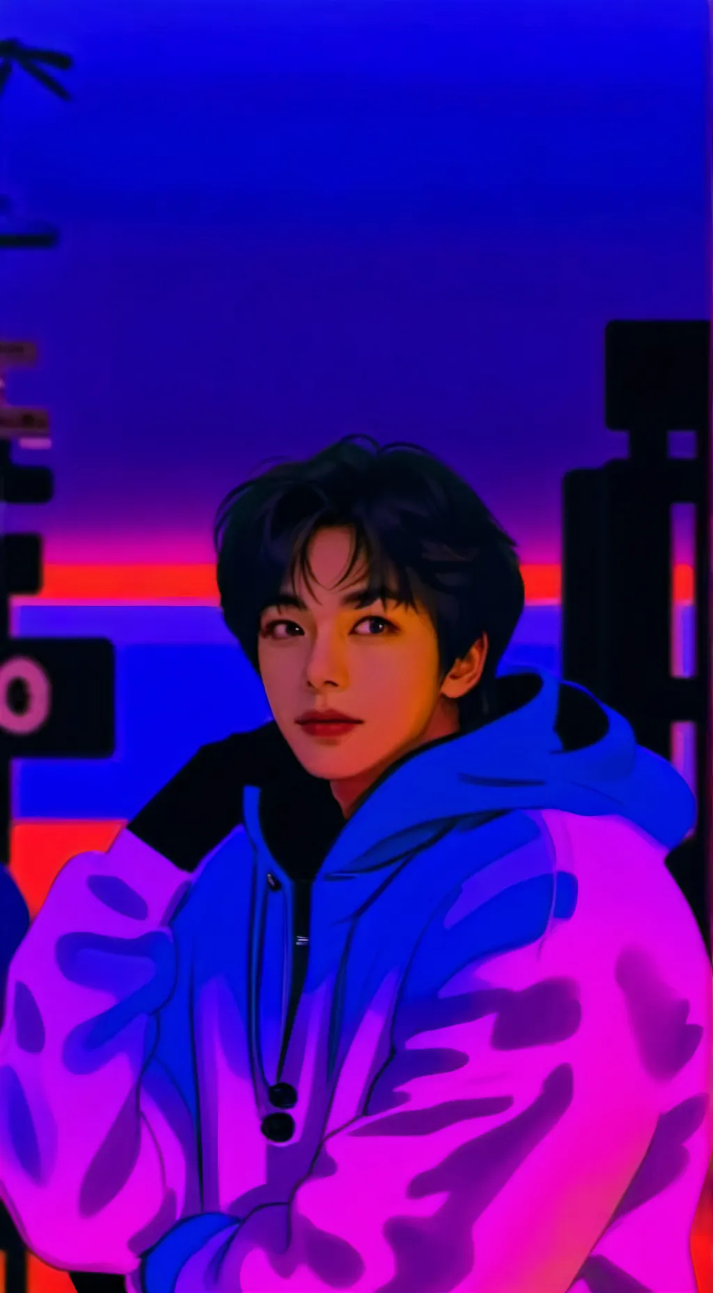 ai character: Squid Game background