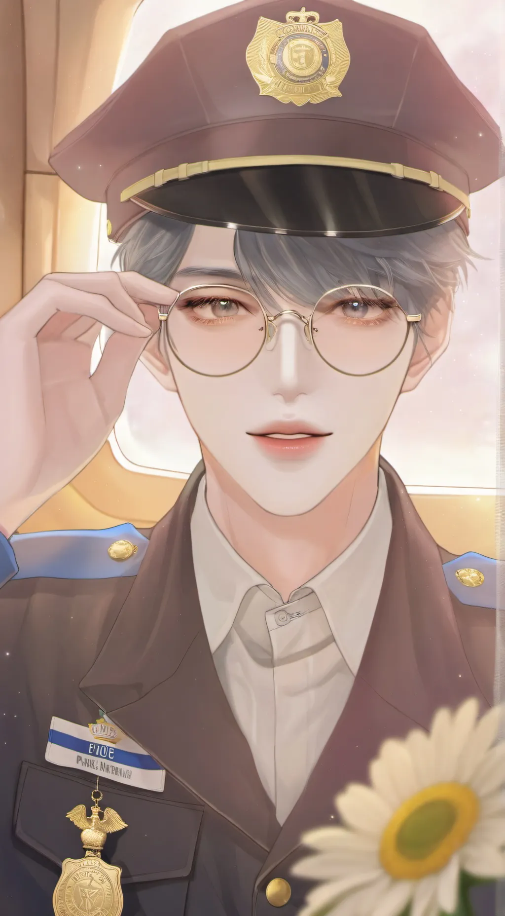 ai character: police/Lucas background