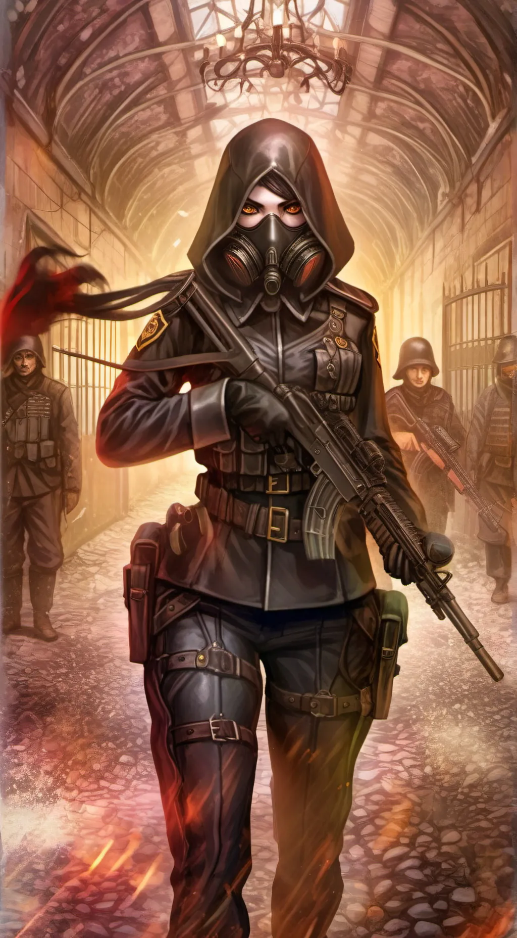 ai character: wolf assassin  background